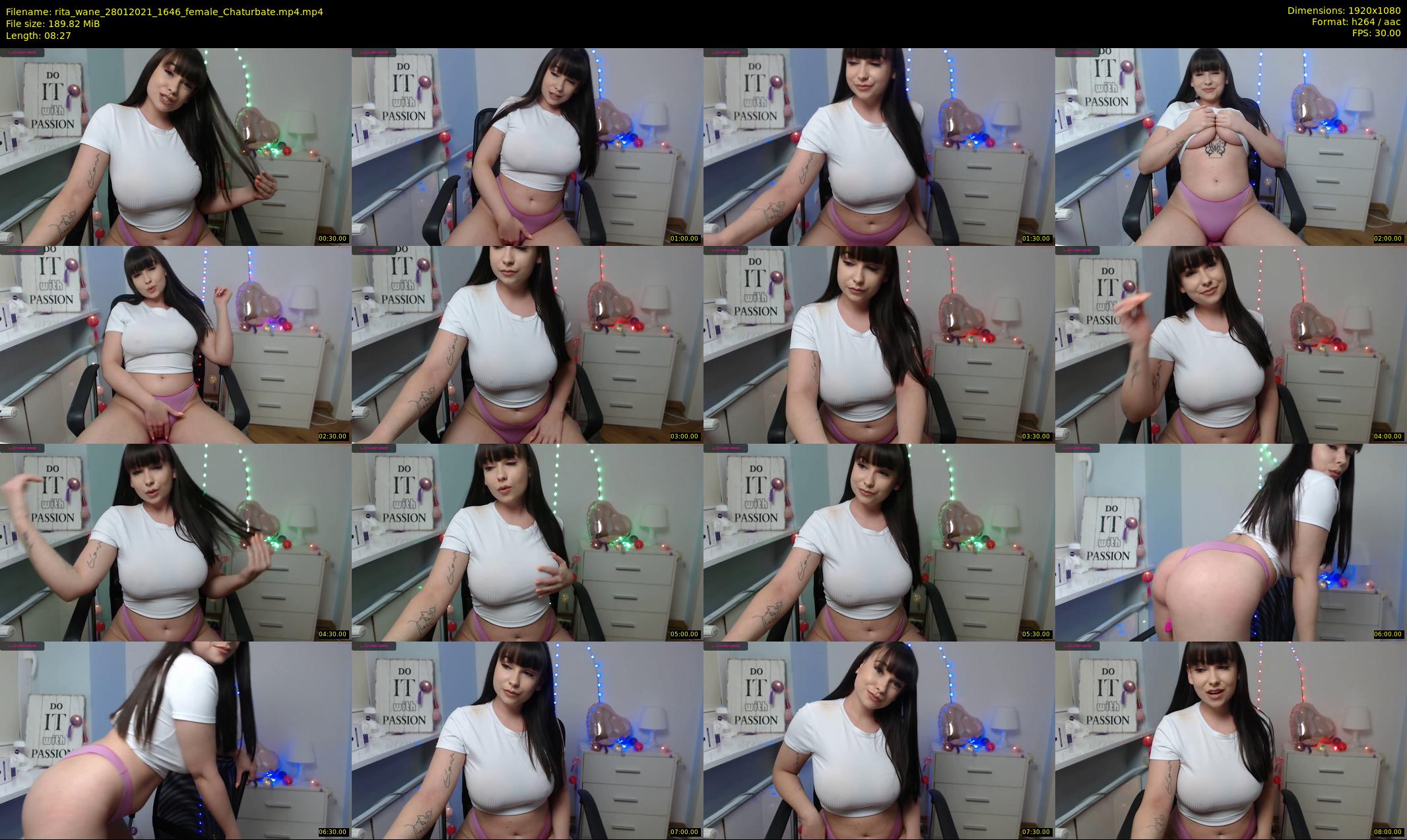 rita_wane — 9 minute Chaturbate female cam show recording, 1080p, Jan 28, 2021