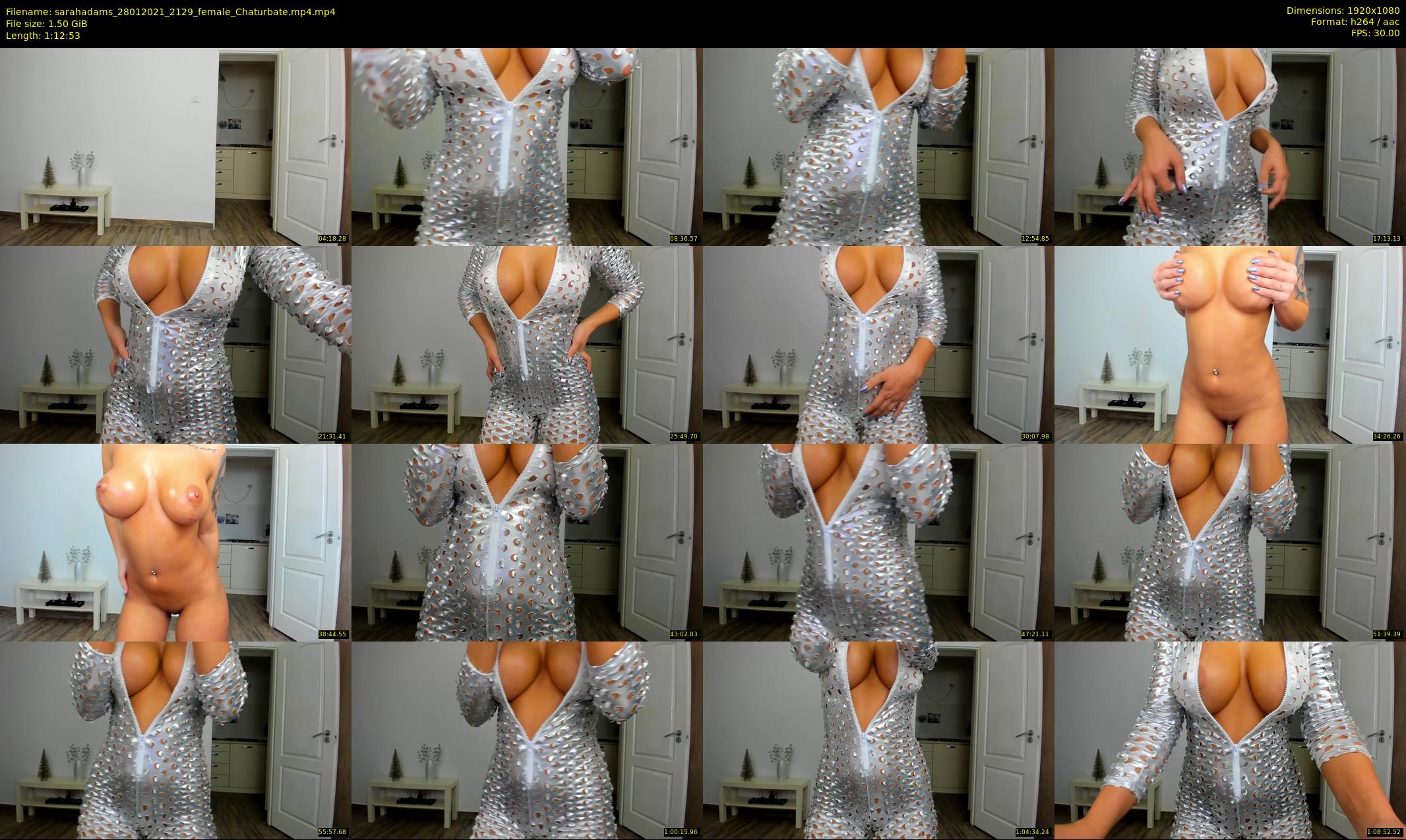 sarahadams — 73 minute Chaturbate female cam show recording, 1080p, Jan 28, 2021