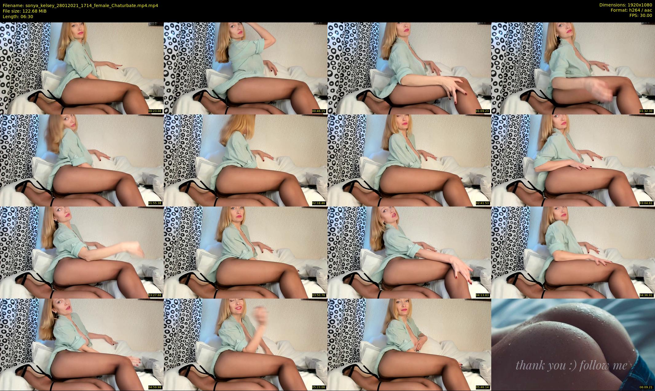 sonya_kelsey — 7 minute Chaturbate female cam show recording, 1080p, Jan 28, 2021