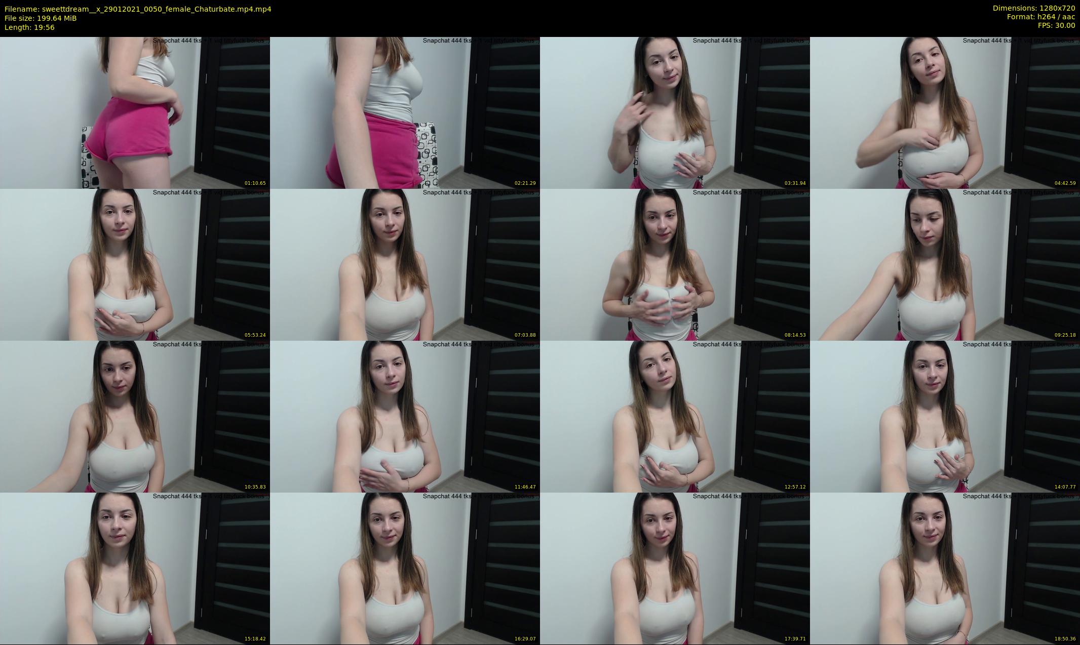 sweettdream__x — 20 minute Chaturbate female cam show recording, 720p, Jan 29, 2021