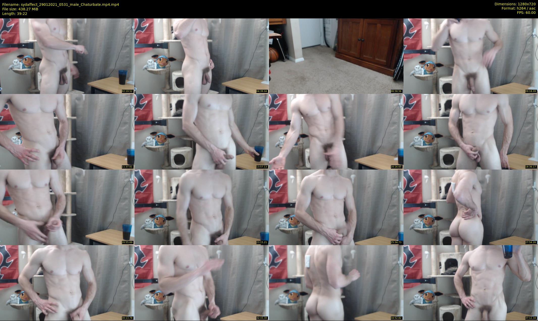 sydaffect — 40 minute Chaturbate male cam show recording, 720p, Jan 29, 2021