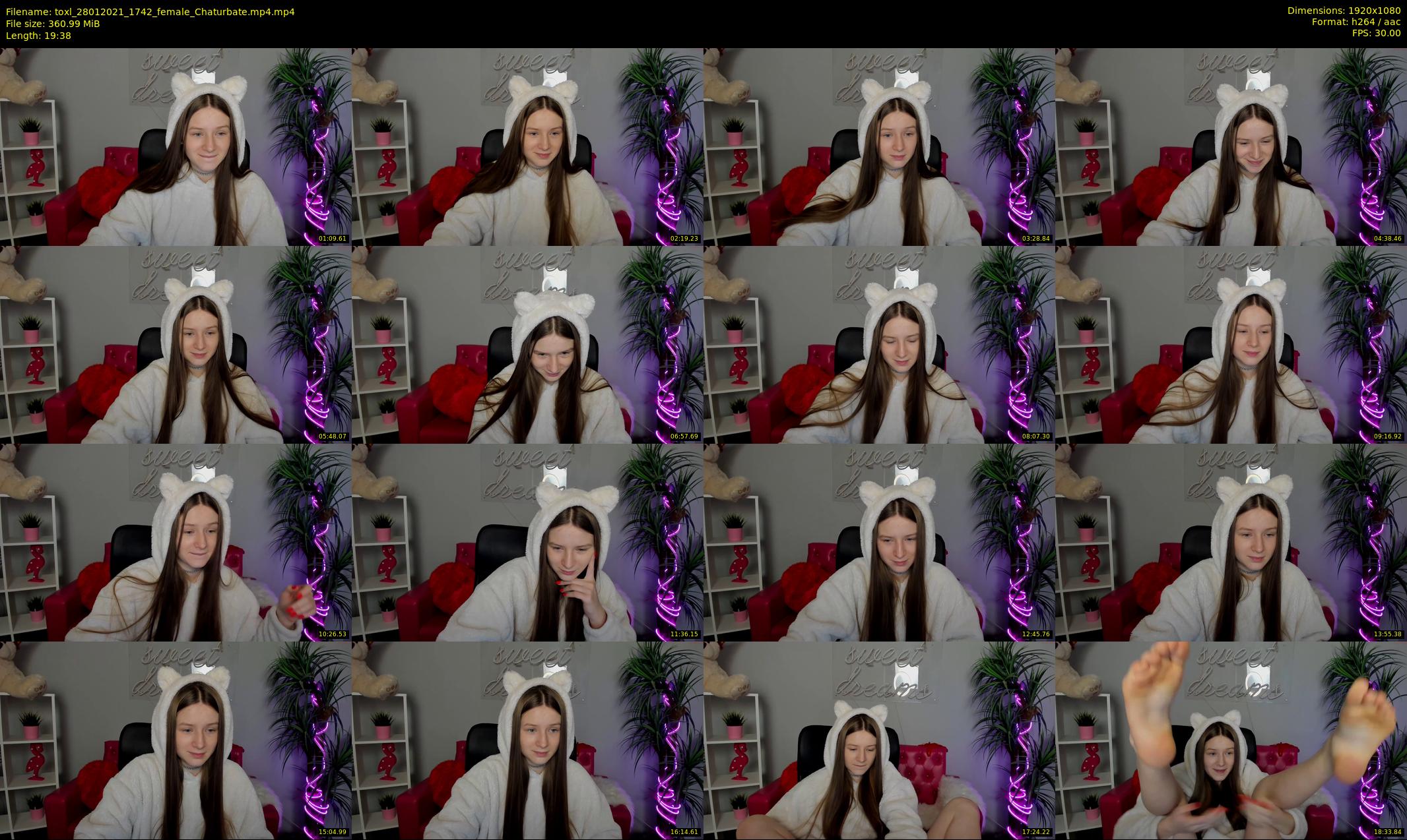 toxl — 20 minute Chaturbate female cam show recording, 1080p, Jan 28, 2021