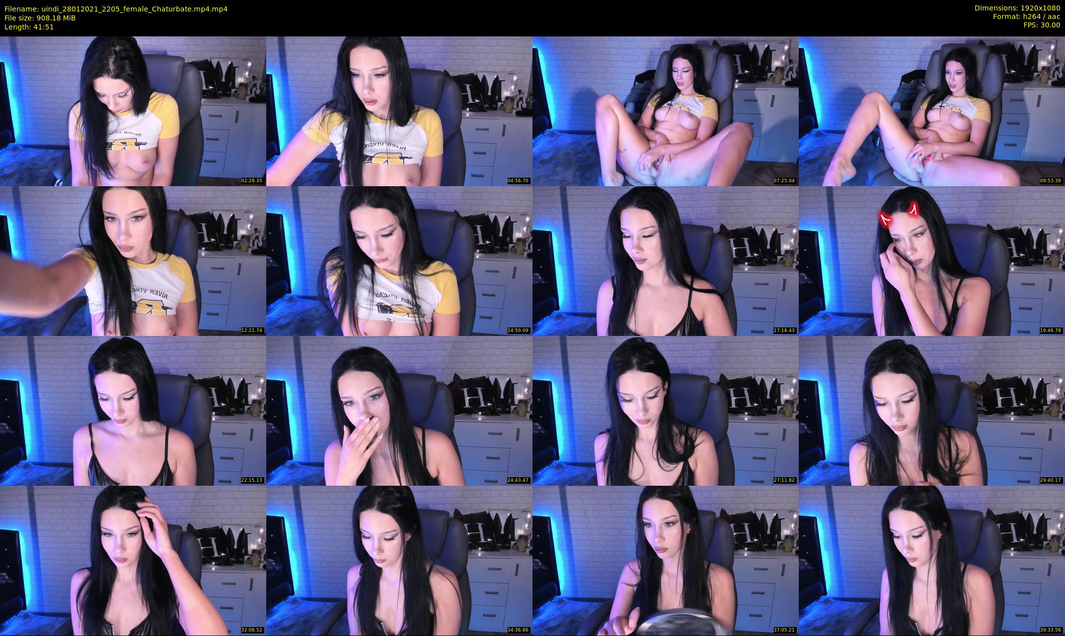 uindi — 42 minute Chaturbate female cam show recording, 1080p, Jan 28, 2021