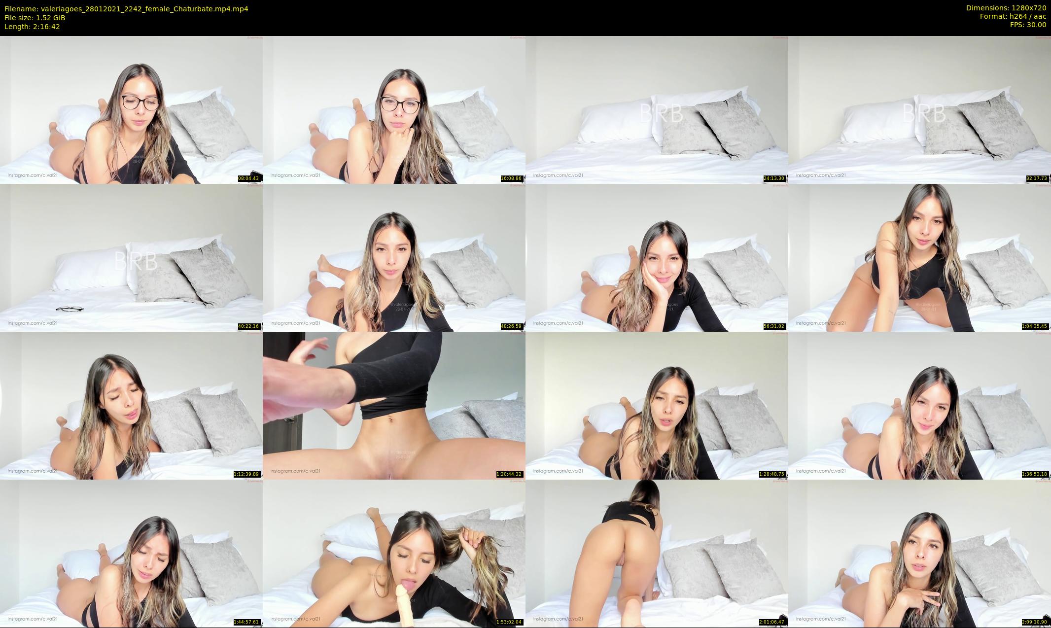 valeriagoes — 137 minute Chaturbate female cam show recording, 720p, Jan 28, 2021