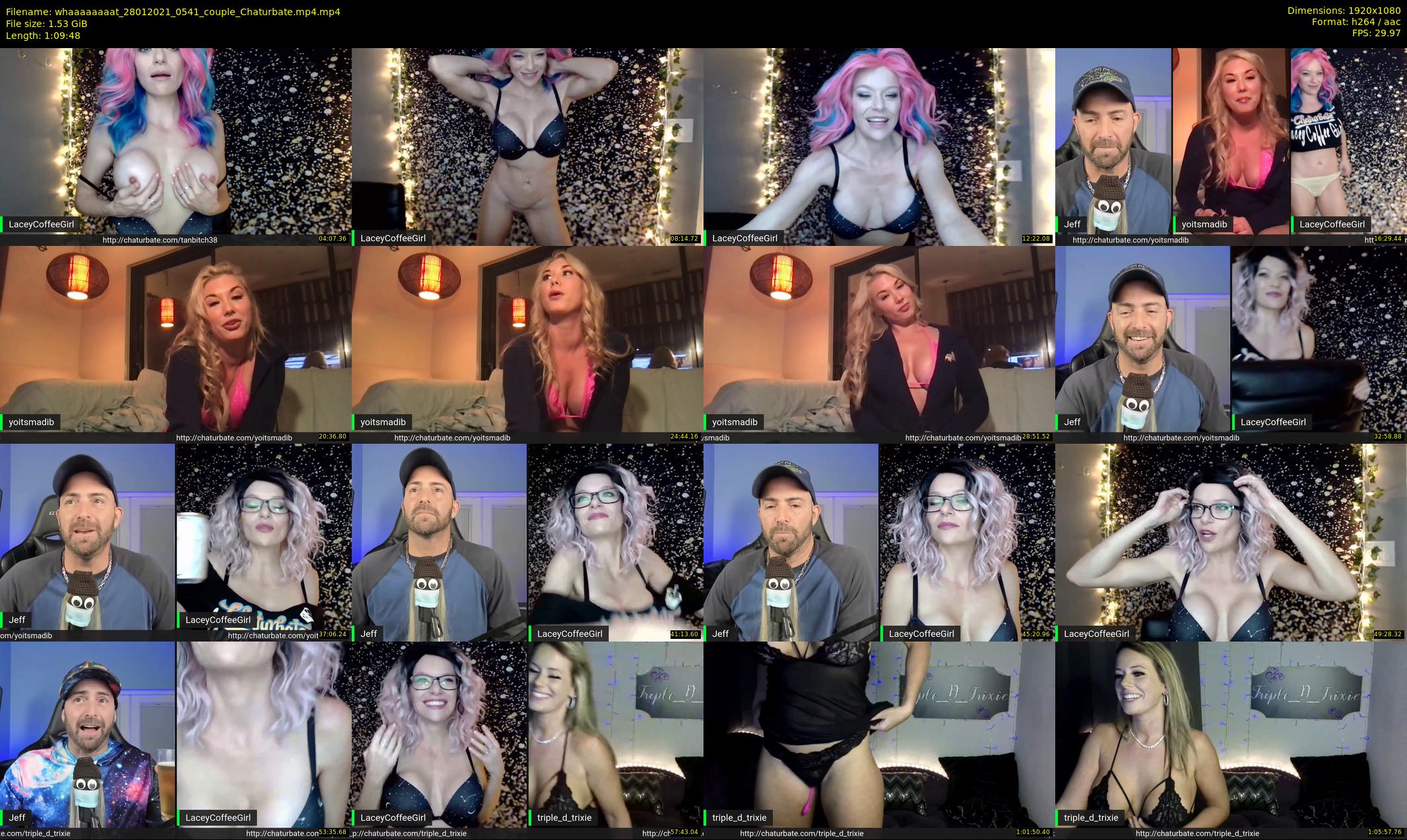 whaaaaaaaat — 70 minute Chaturbate couple cam show recording, 1080p, Jan 28, 2021