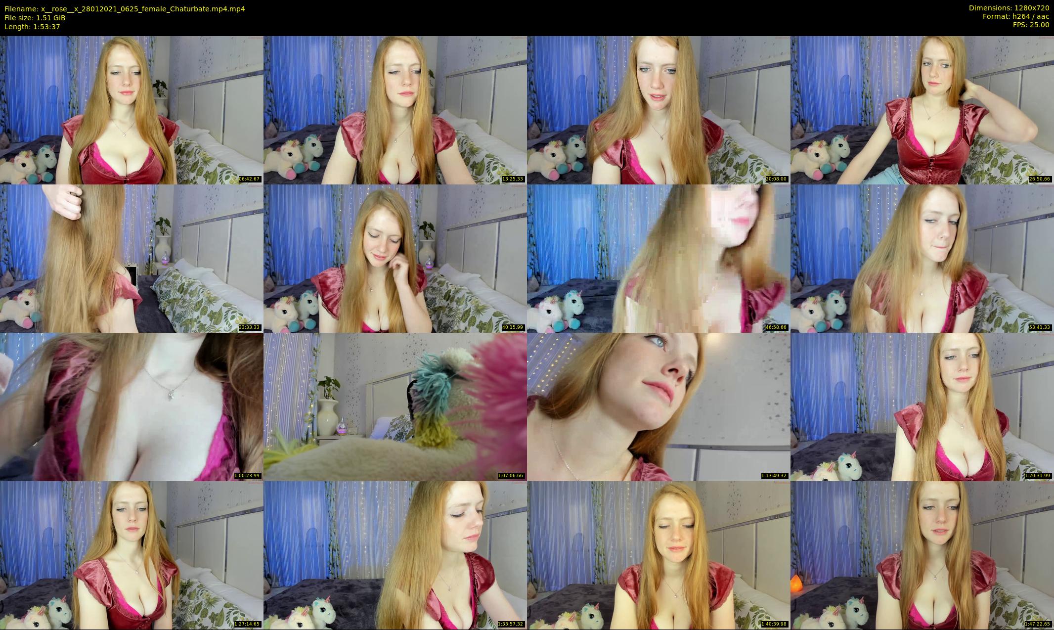 x__rose__x — 114 minute Chaturbate female cam show recording, 720p, Jan 28, 2021