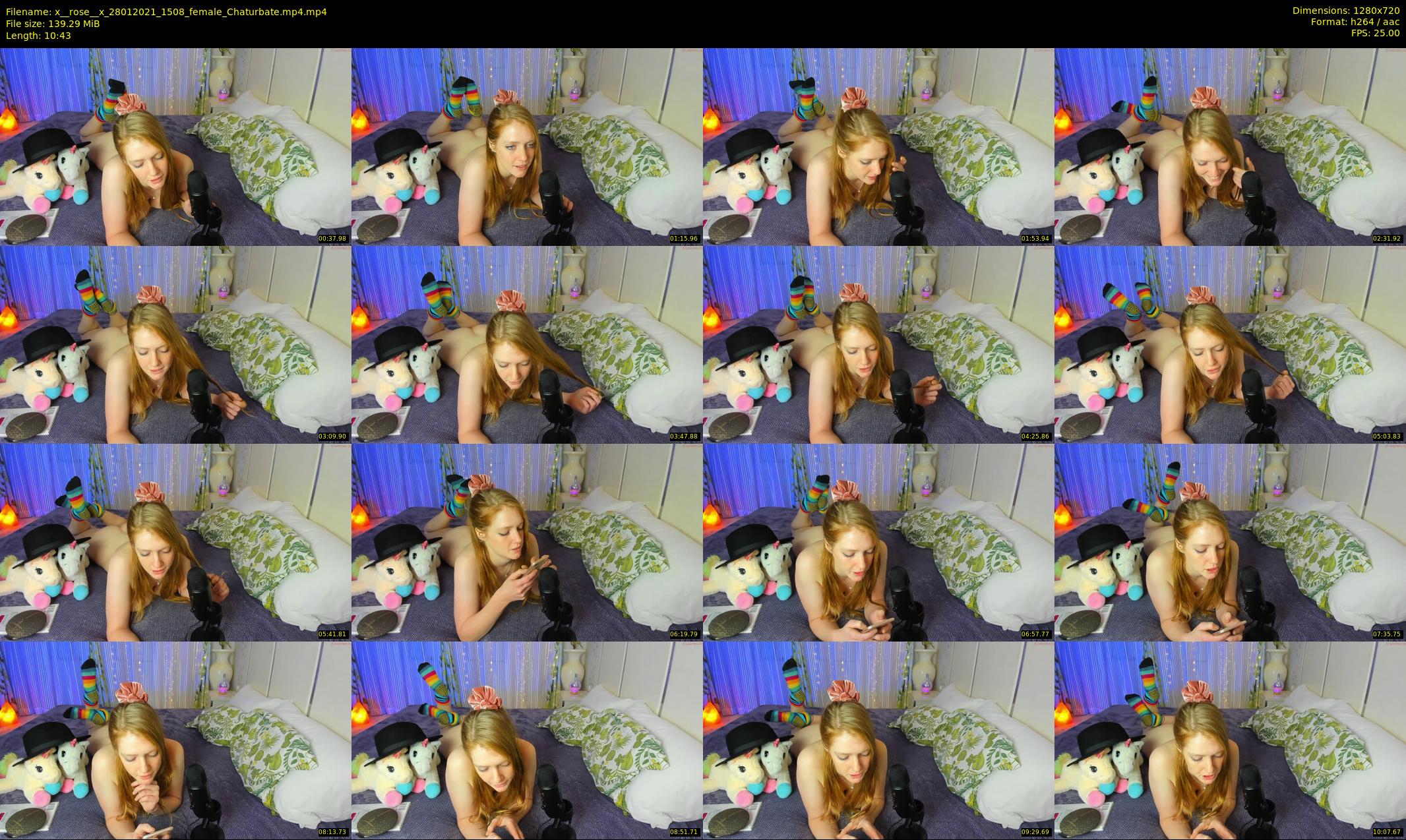 x__rose__x — 11 minute Chaturbate female cam show recording, 720p, Jan 28, 2021