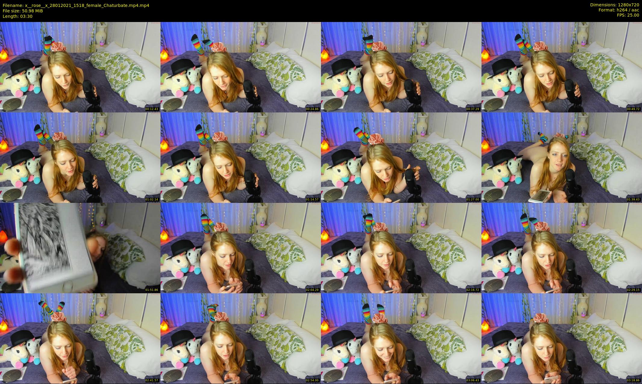 x__rose__x — 4 minute Chaturbate female cam show recording, 720p, Jan 28, 2021