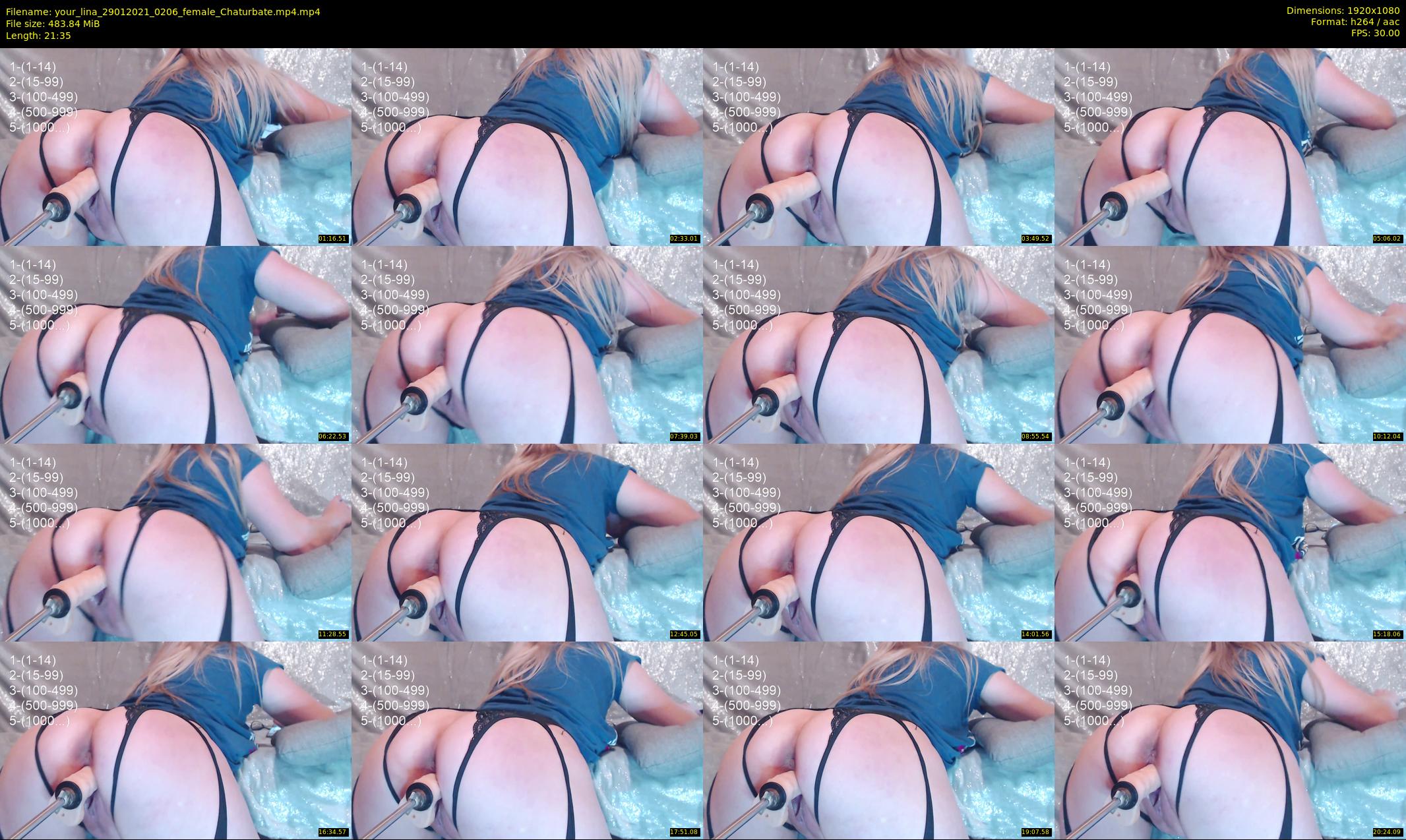 your_lina — 22 minute Chaturbate female cam show recording, 1080p, Jan 29, 2021