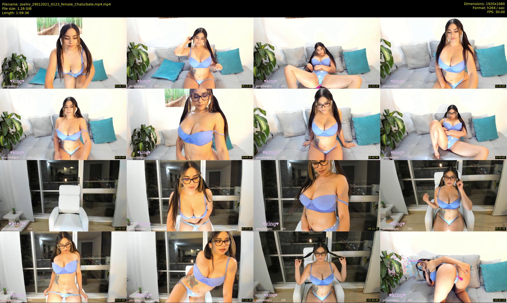 zoeliiv — 70 minute Chaturbate female cam show recording, 1080p, Jan 29, 2021
