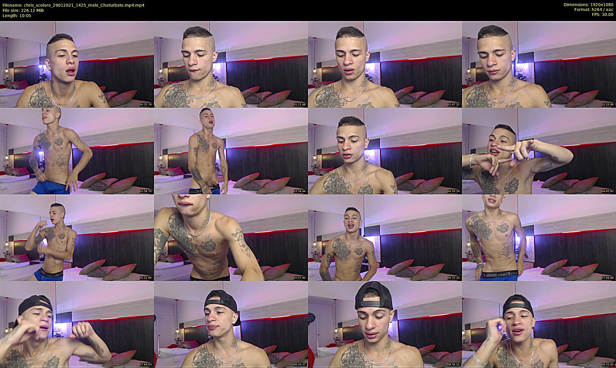 chris_scolaro — 11 minute Chaturbate male cam show recording, 1080p, Jan 29, 2021