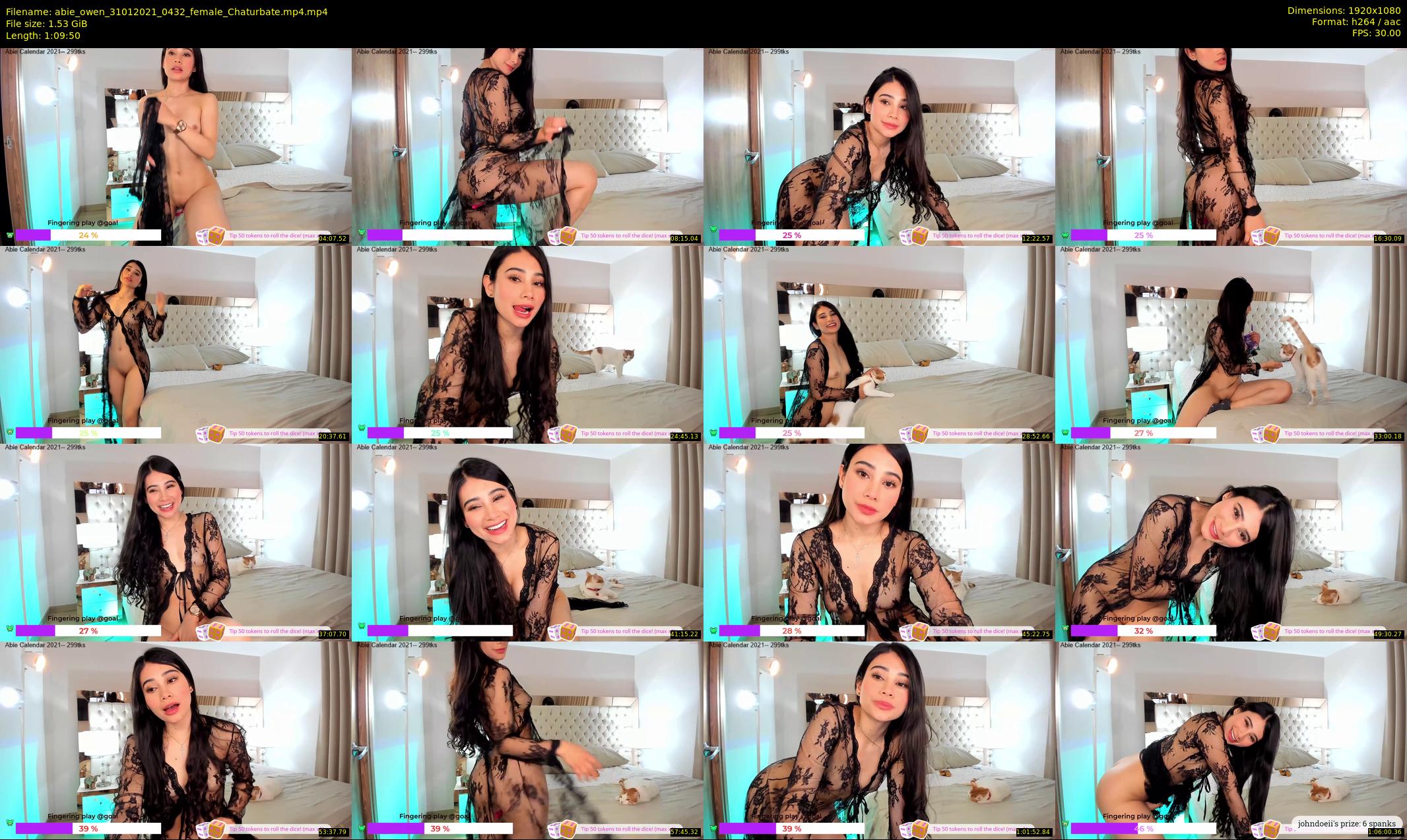 abie_owen — 70 minute Chaturbate female cam show recording, 1080p, Jan 31, 2021