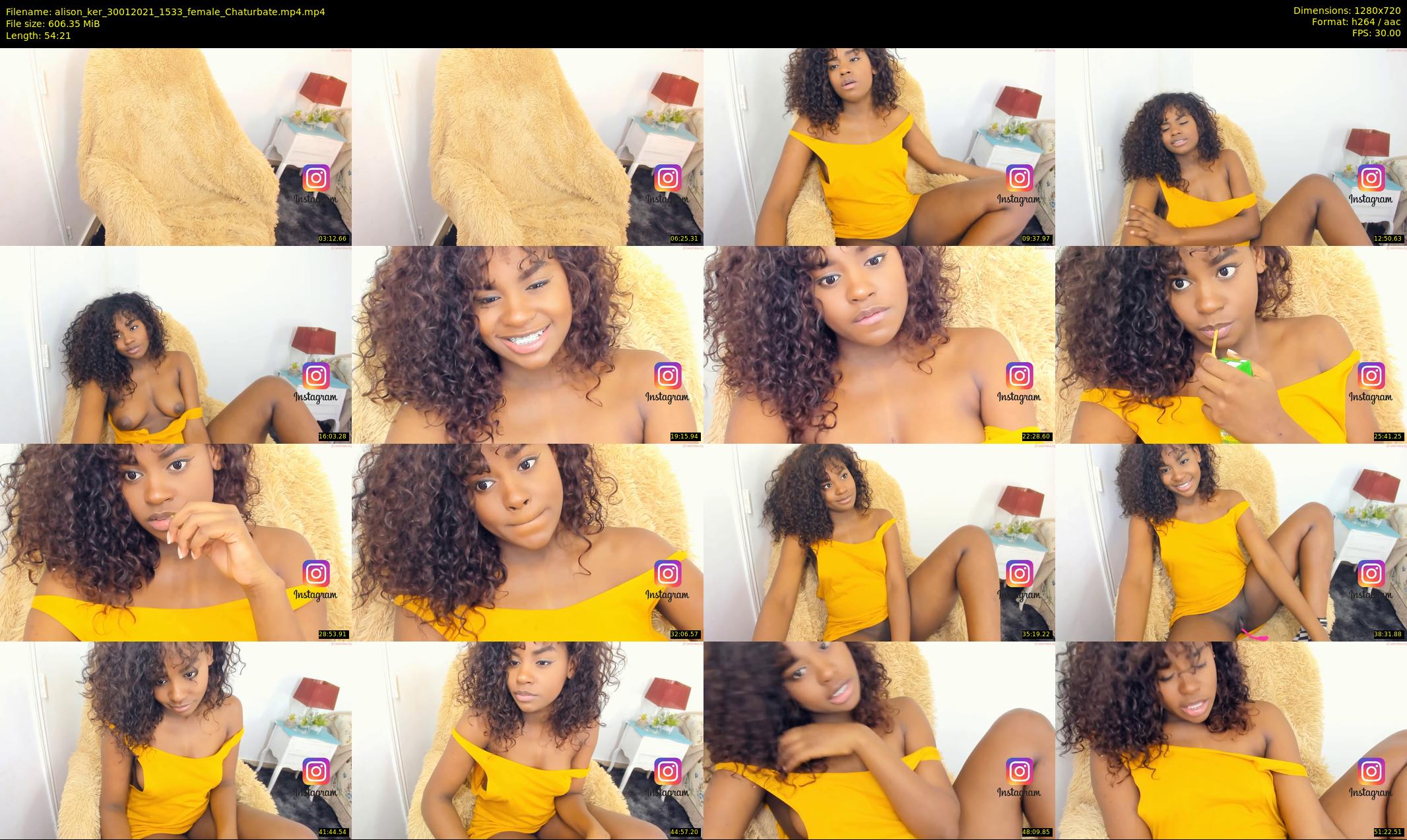 alison_ker — 55 minute Chaturbate female cam show recording, 720p, Jan 30, 2021