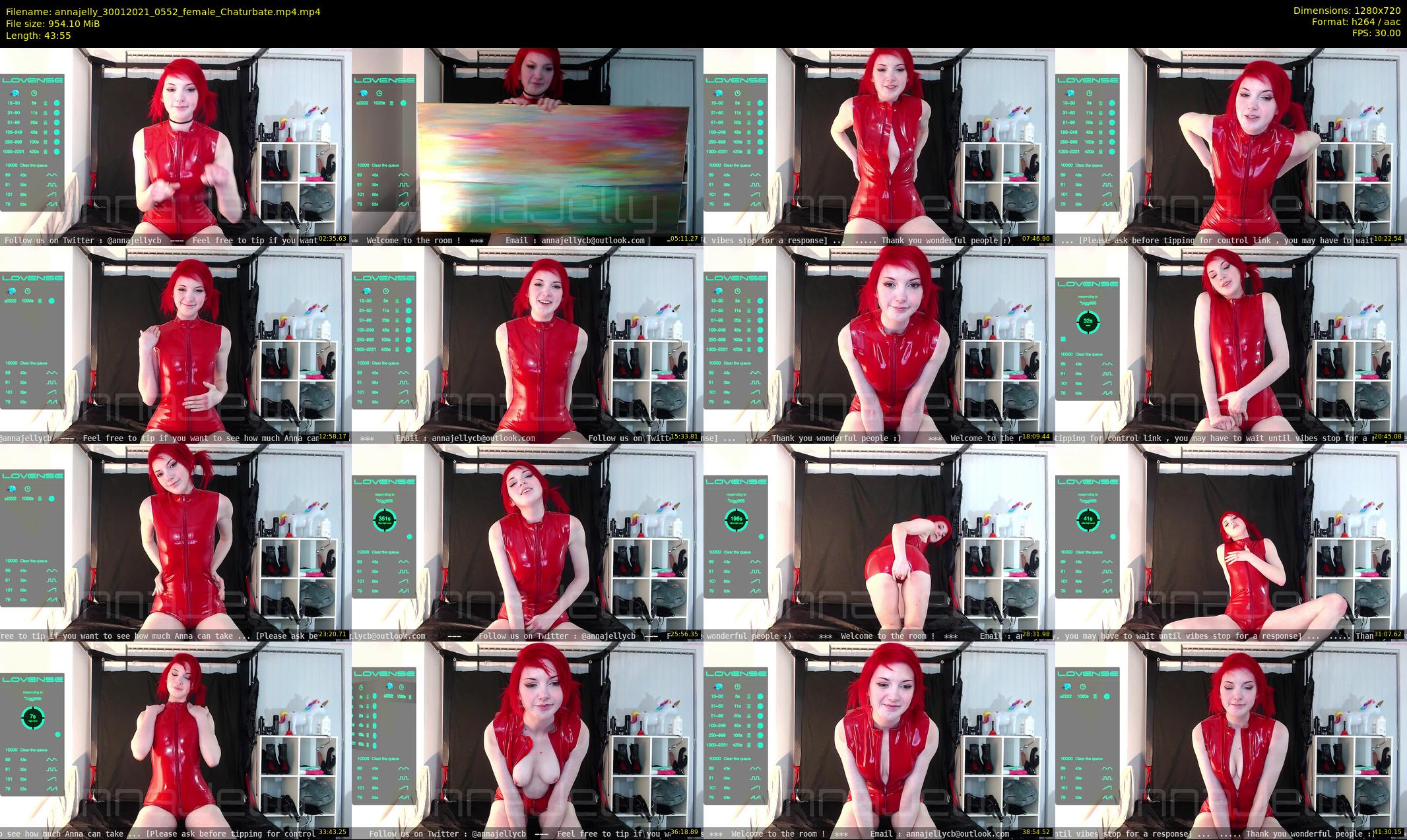 annajelly — 44 minute Chaturbate couple cam show recording, 720p, Jan 30, 2021