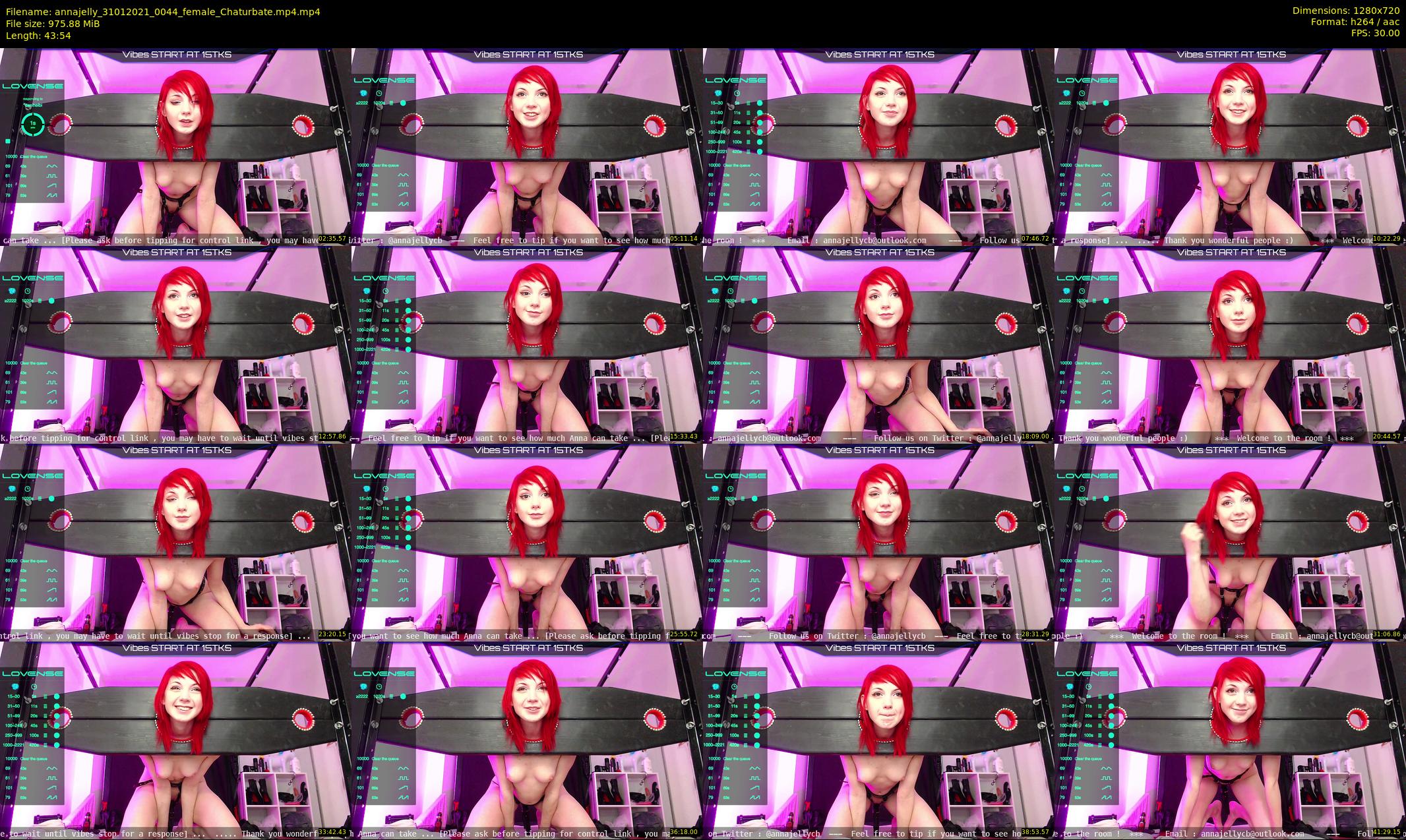 annajelly — 44 minute Chaturbate couple cam show recording, 720p, Jan 31, 2021