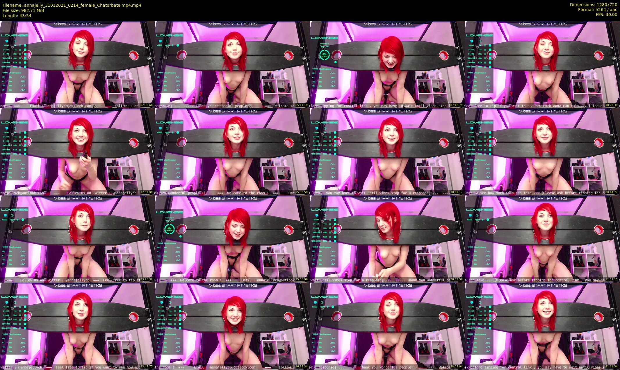 annajelly — 44 minute Chaturbate couple cam show recording, 720p, Jan 31, 2021