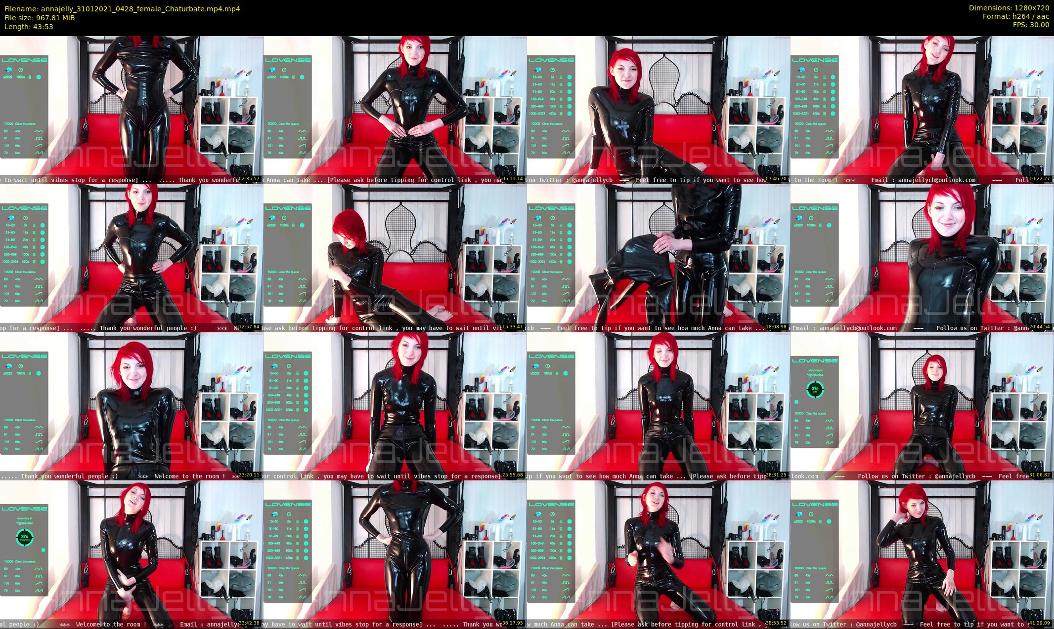 annajelly — 44 minute Chaturbate couple cam show recording, 720p, Jan 31, 2021