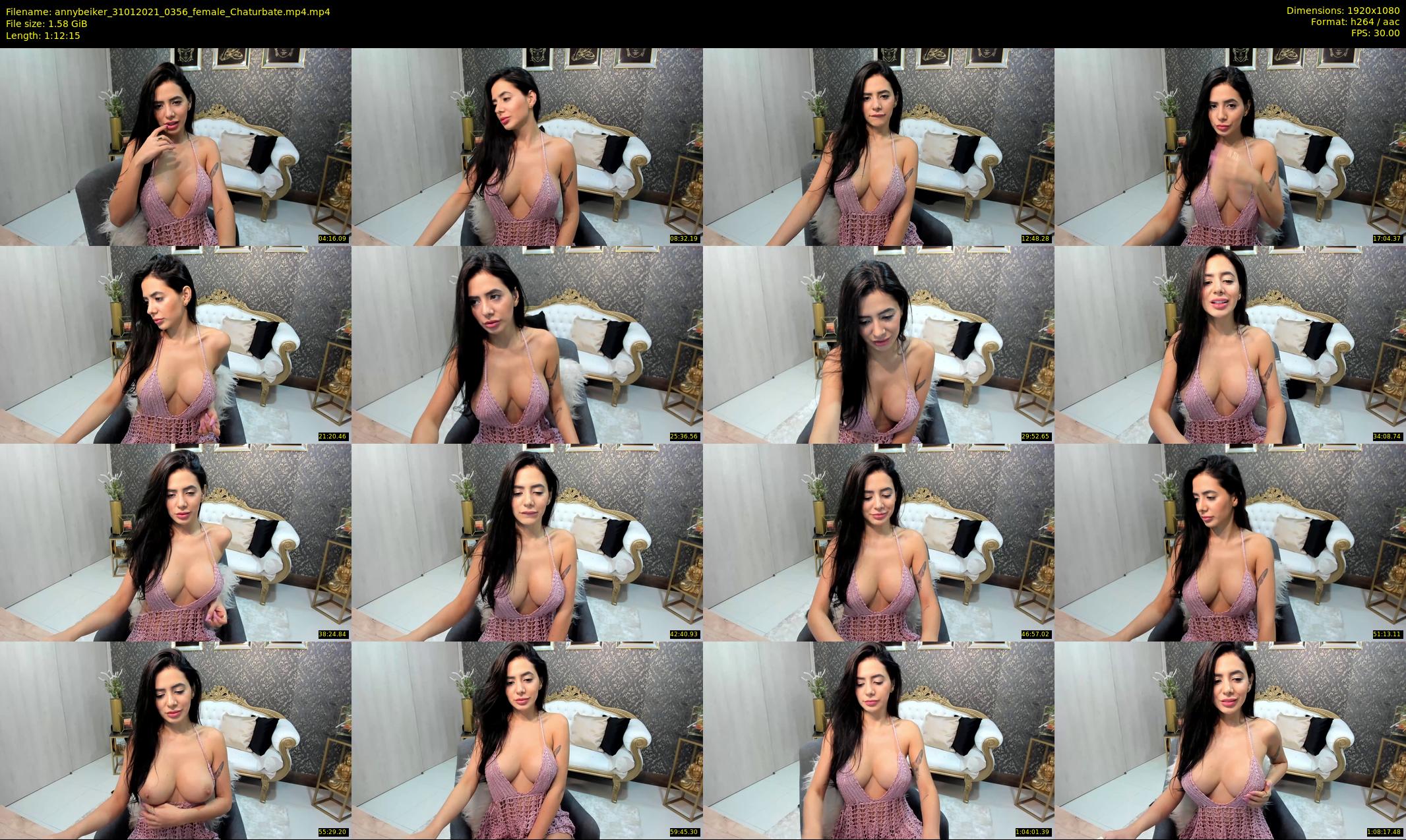 annybeiker — 73 minute Chaturbate female cam show recording, 1080p, Jan 31, 2021
