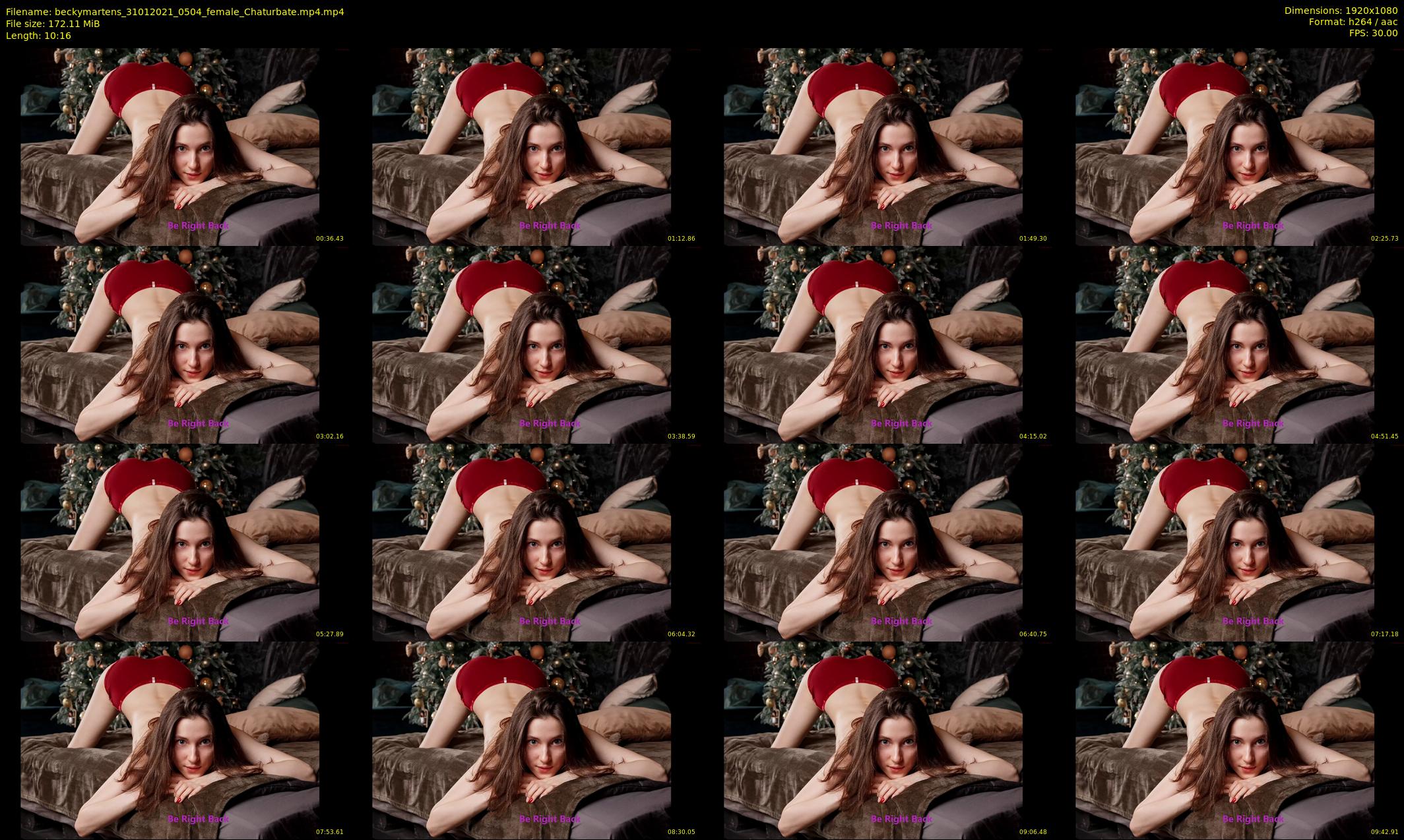 beckymartens — 11 minute Chaturbate female cam show recording, 1080p, Jan 31, 2021