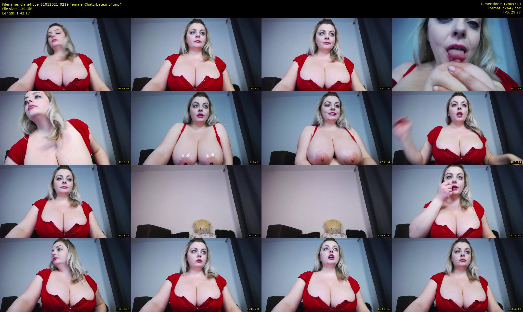 clara4love — 103 minute Chaturbate female cam show recording, 720p, Jan 31, 2021