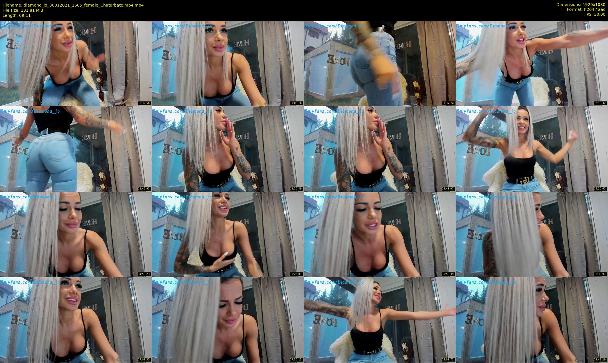diamond_jo — 10 minute Chaturbate female cam show recording, 1080p, Jan 30, 2021