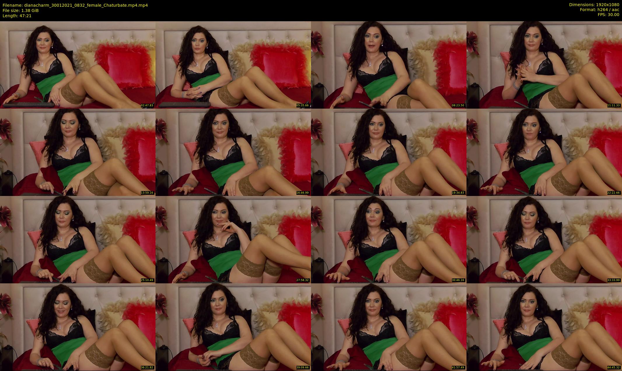 dianacharm — 48 minute Chaturbate female cam show recording, 1080p, Jan 30, 2021