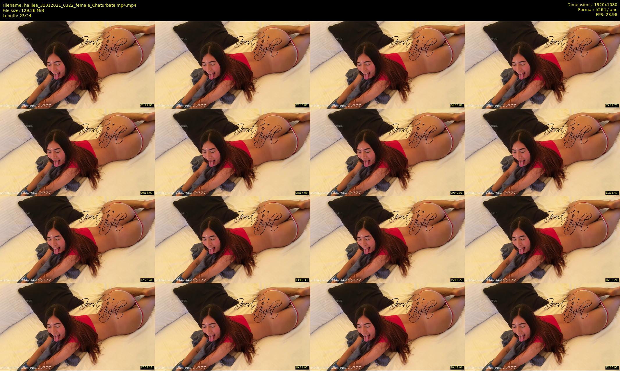 halliee — 24 minute Chaturbate couple cam show recording, 1080p, Jan 31, 2021