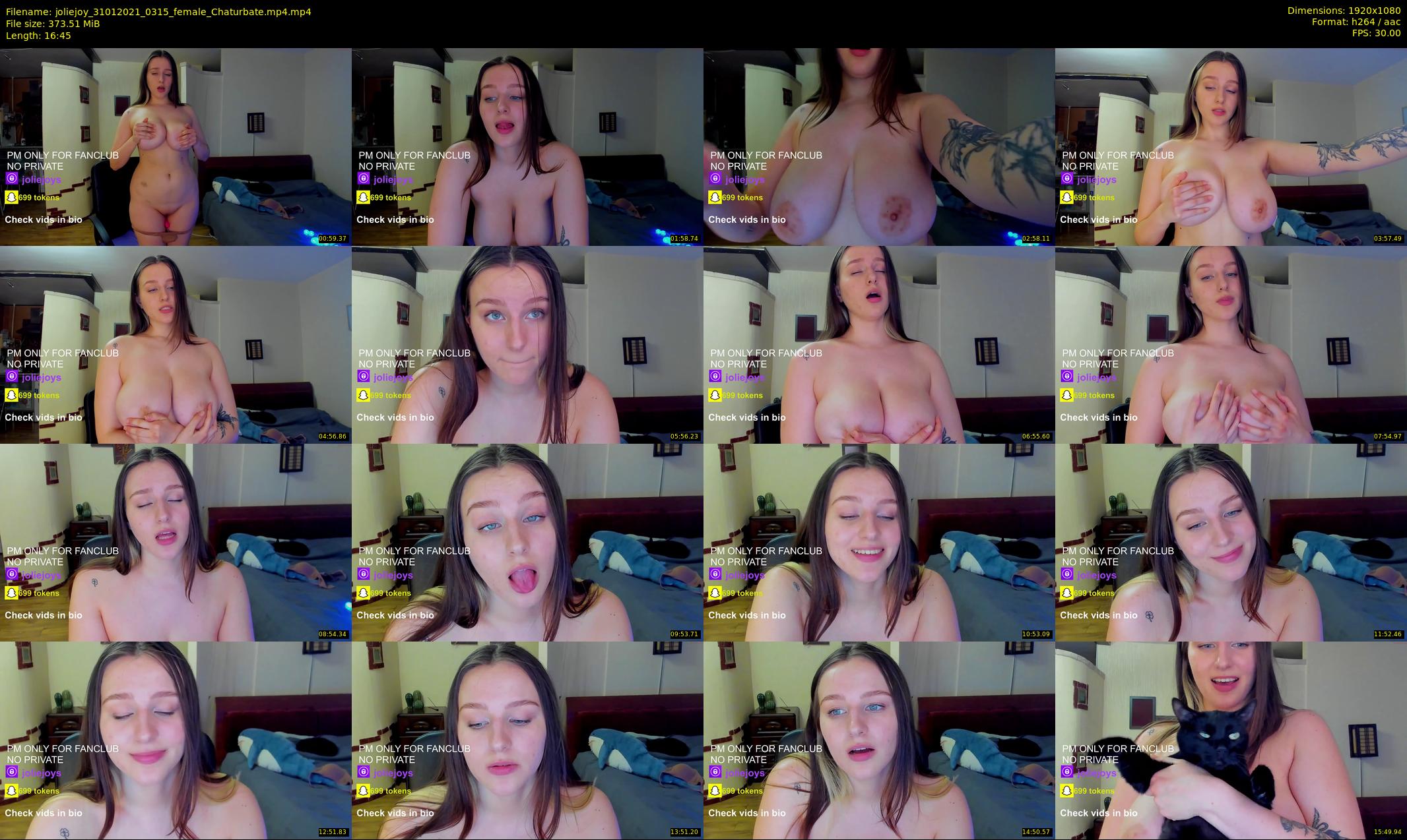 joliejoy — 17 minute Chaturbate female cam show recording, 1080p, Jan 31, 2021