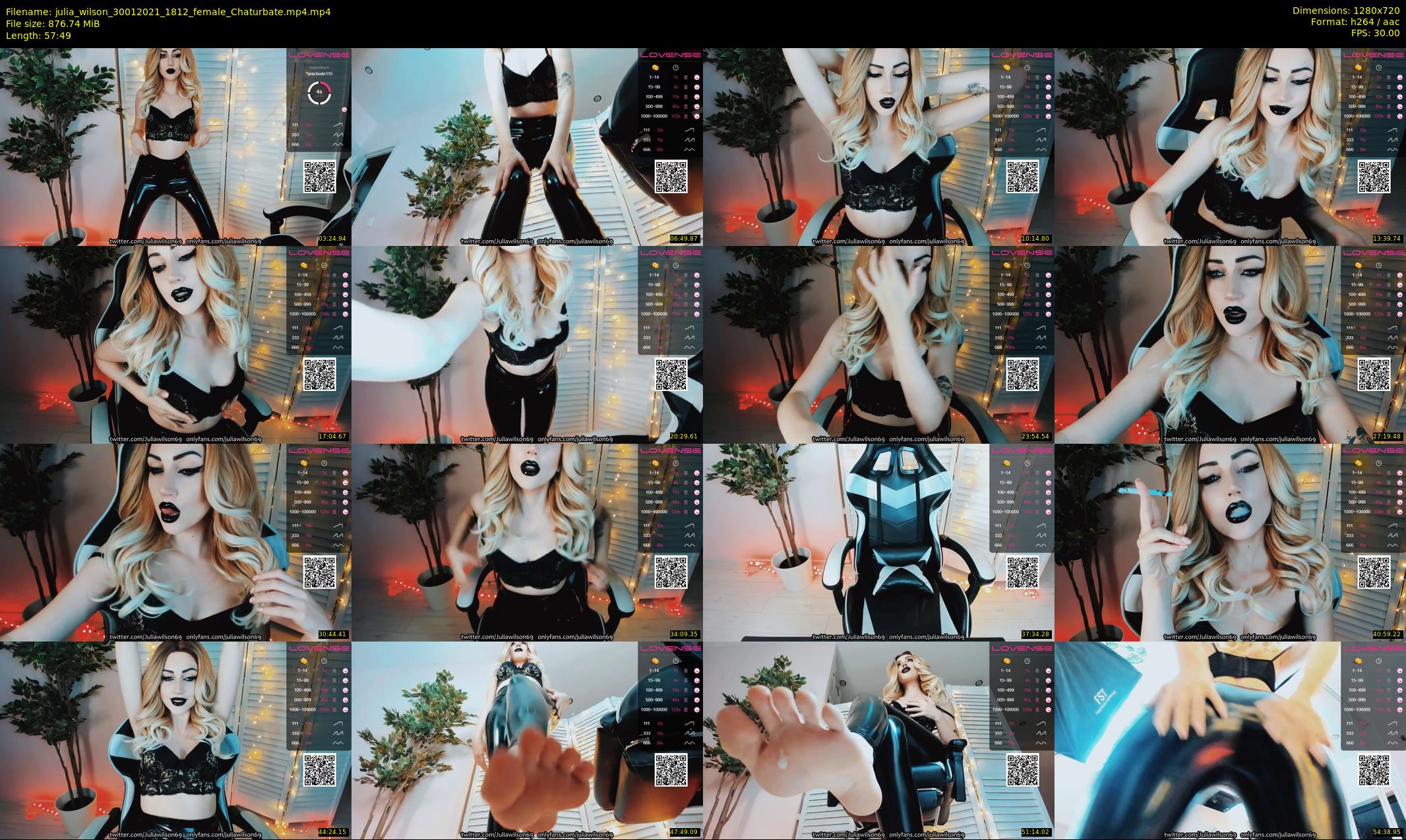 julia_wilson — 58 minute Chaturbate female cam show recording, 720p, Jan 30, 2021