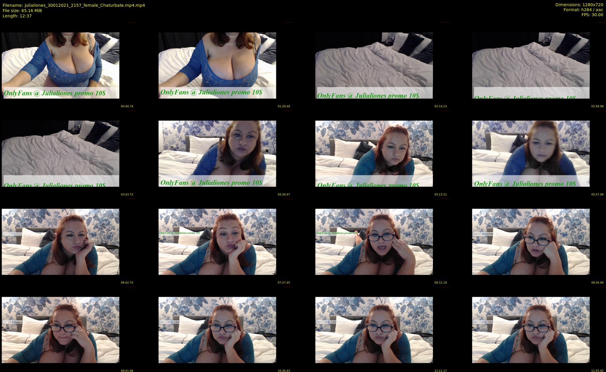 julialiones — 13 minute Chaturbate female cam show recording, 720p, Jan 30, 2021