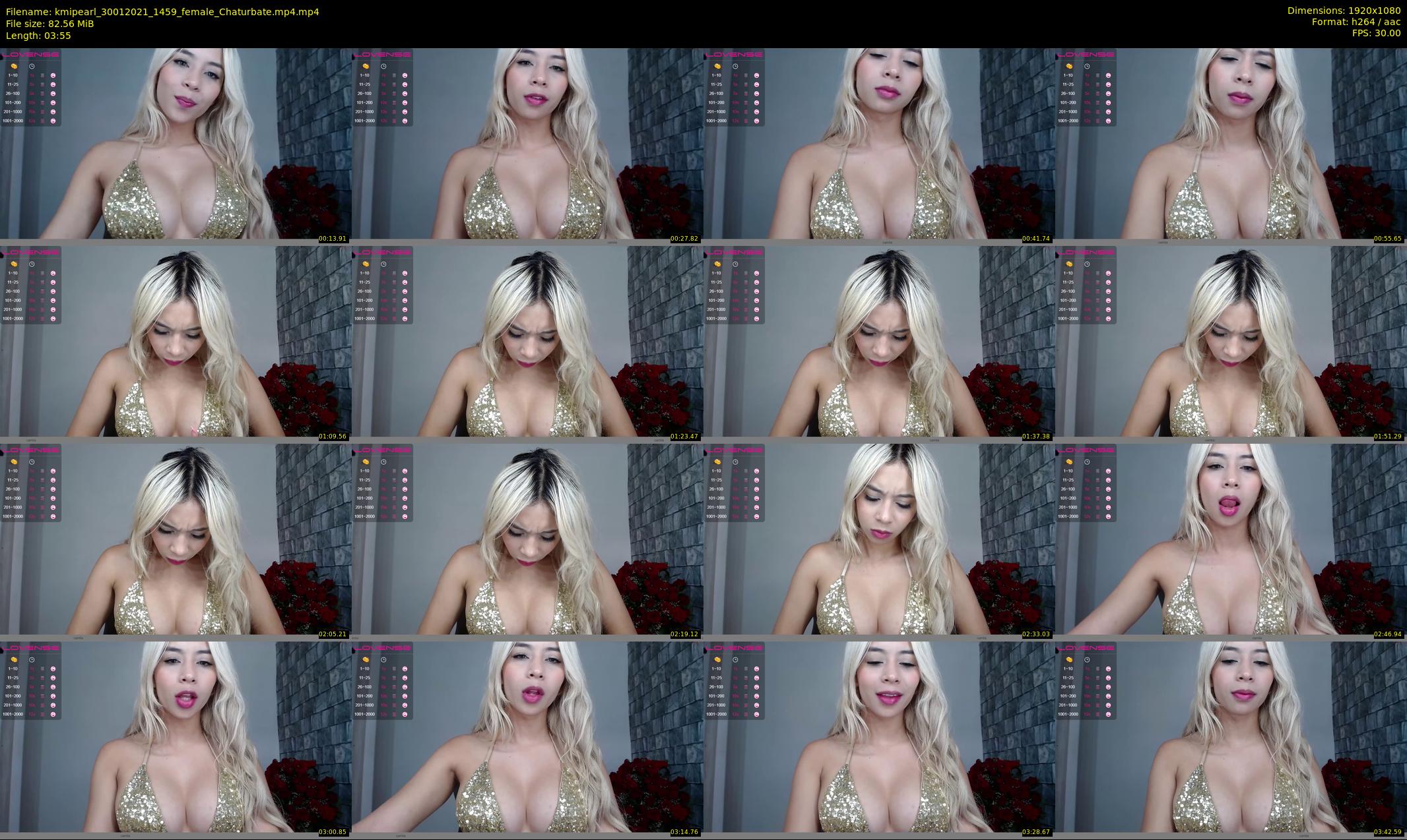 kmipearl — 4 minute Chaturbate female cam show recording, 1080p, Jan 30, 2021