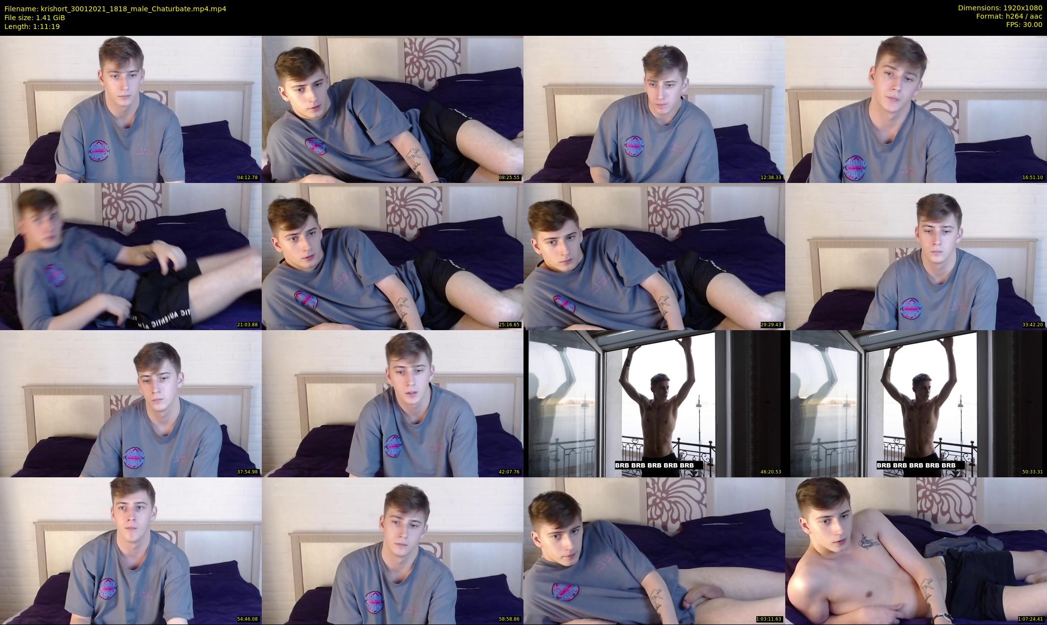 krishort — 72 minute Chaturbate male cam show recording, 1080p, Jan 30, 2021