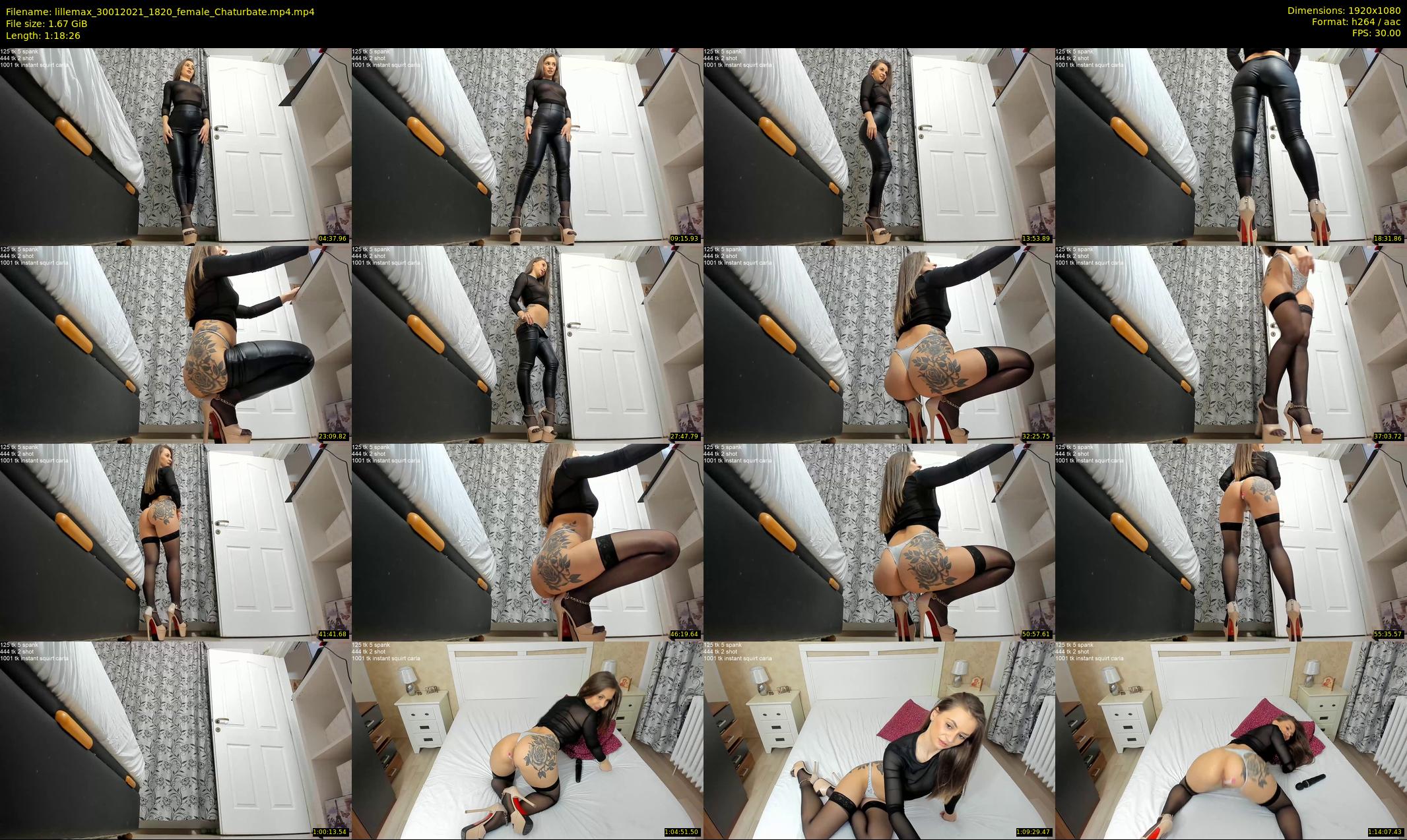 lillemax — 79 minute Chaturbate female cam show recording, 1080p, Jan 30, 2021