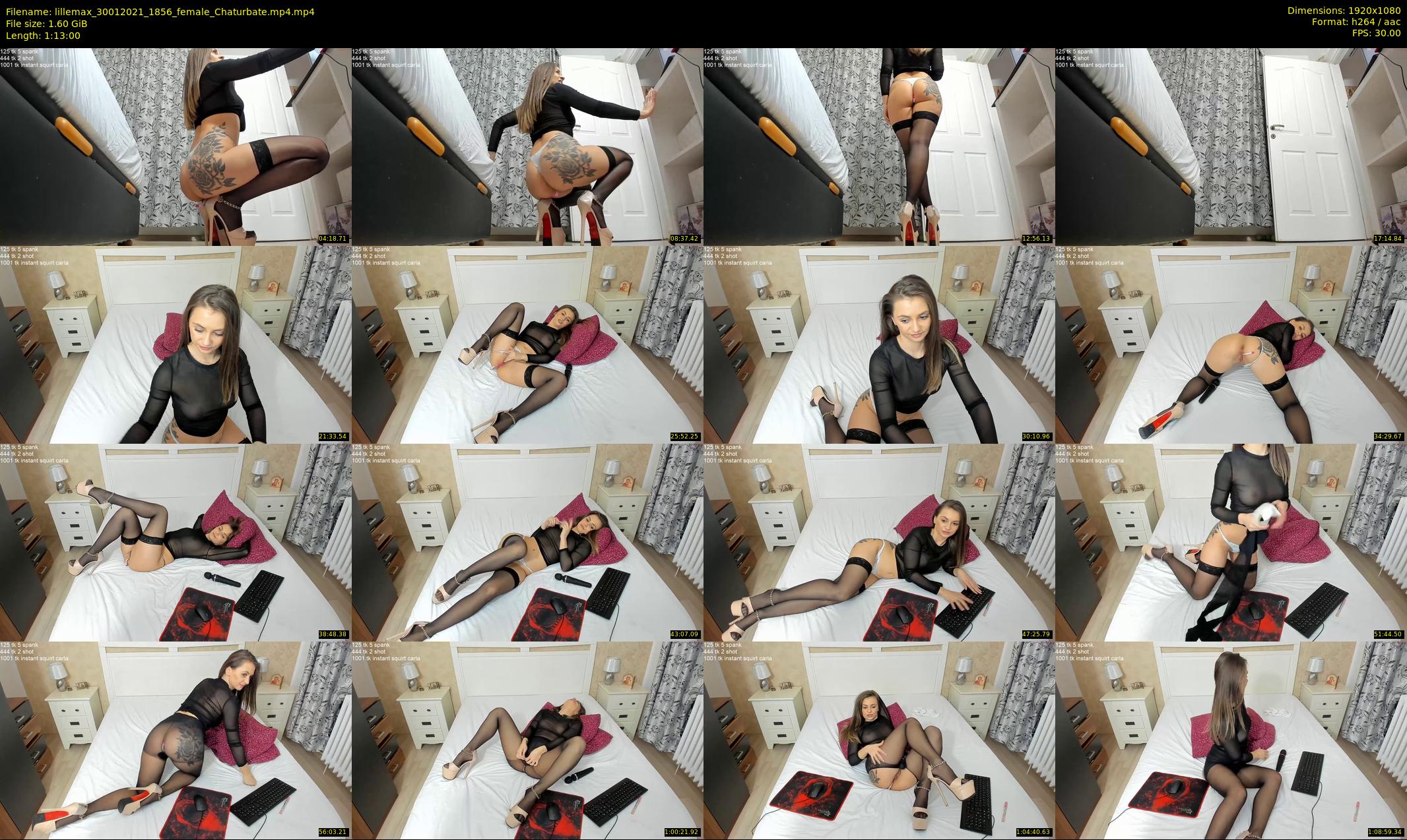 lillemax — 73 minute Chaturbate female cam show recording, 1080p, Jan 30, 2021