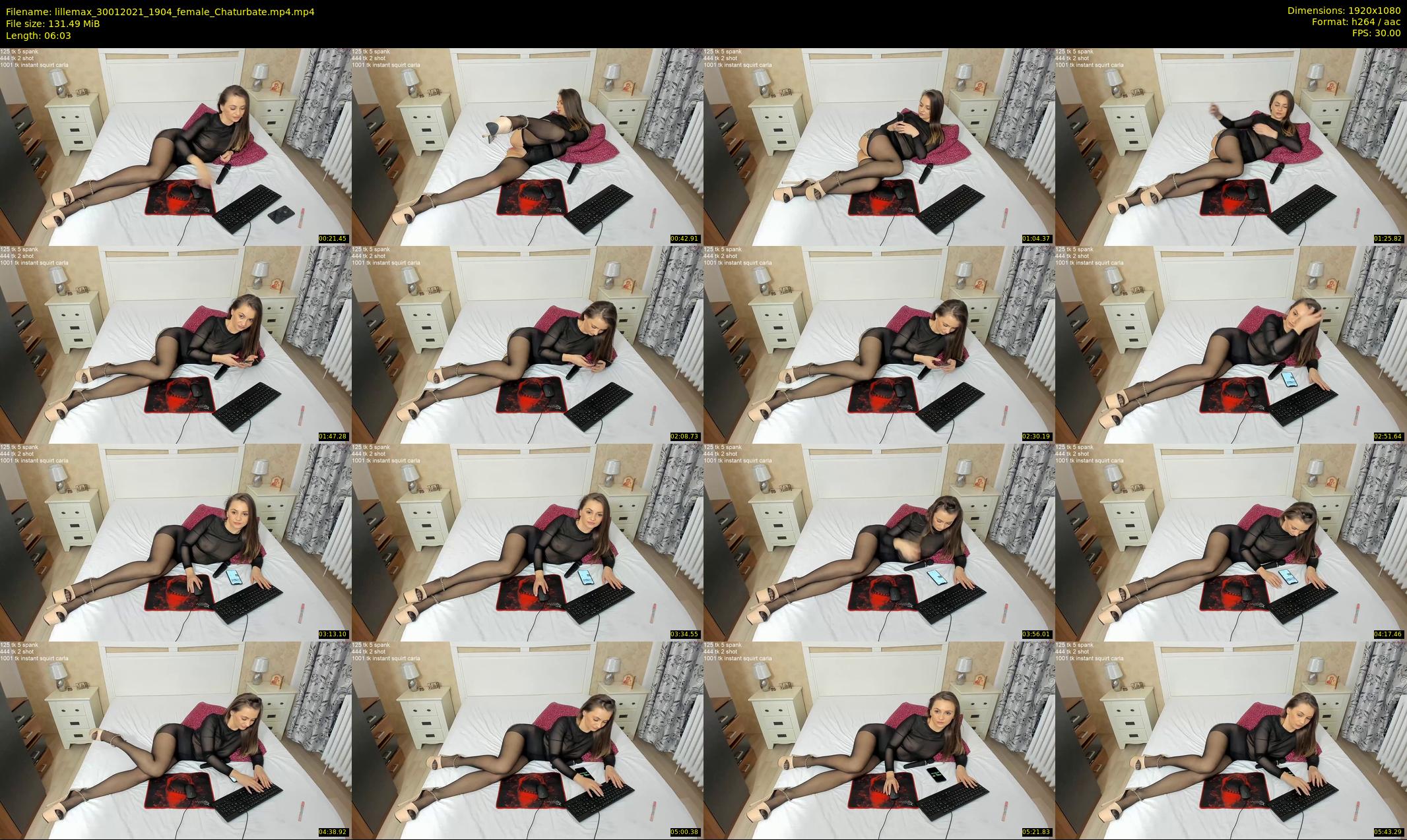 lillemax — 7 minute Chaturbate female cam show recording, 1080p, Jan 30, 2021