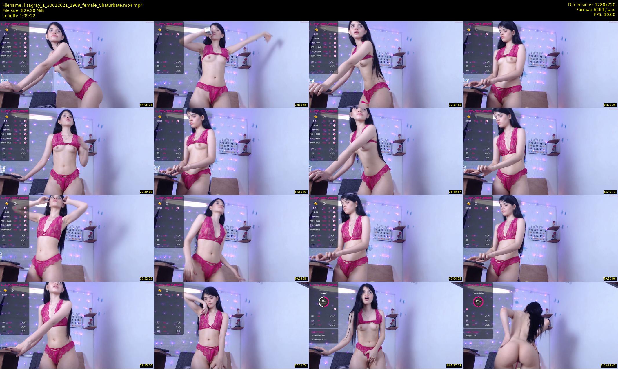 lisagray_1 — 70 minute Chaturbate female cam show recording, 720p, Jan 30, 2021