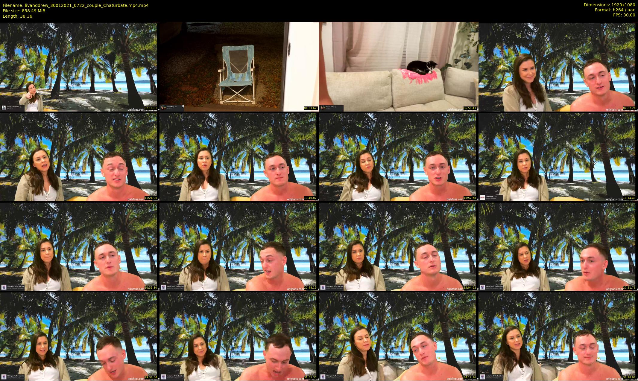livanddrew — 39 minute Chaturbate couple cam show recording, 1080p, Jan 30, 2021