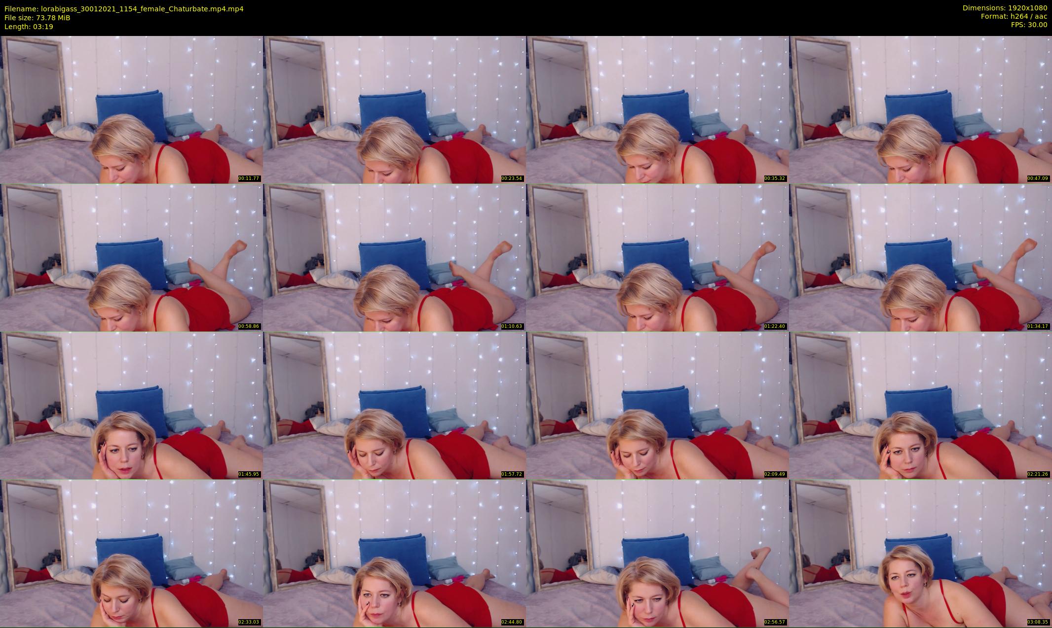 lorabigass — 4 minute Chaturbate female cam show recording, 1080p, Jan 30, 2021