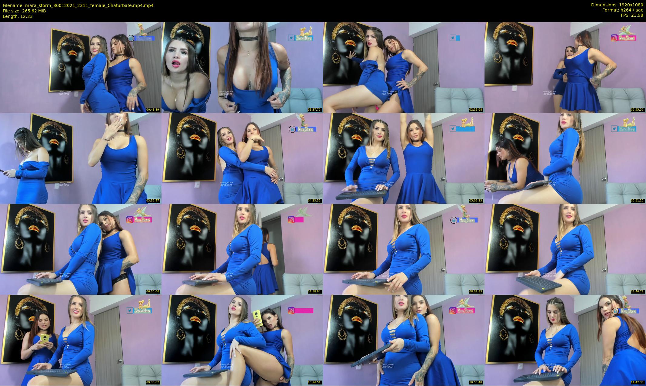mara_storm — 13 minute Chaturbate female cam show recording, 1080p, Jan 30, 2021