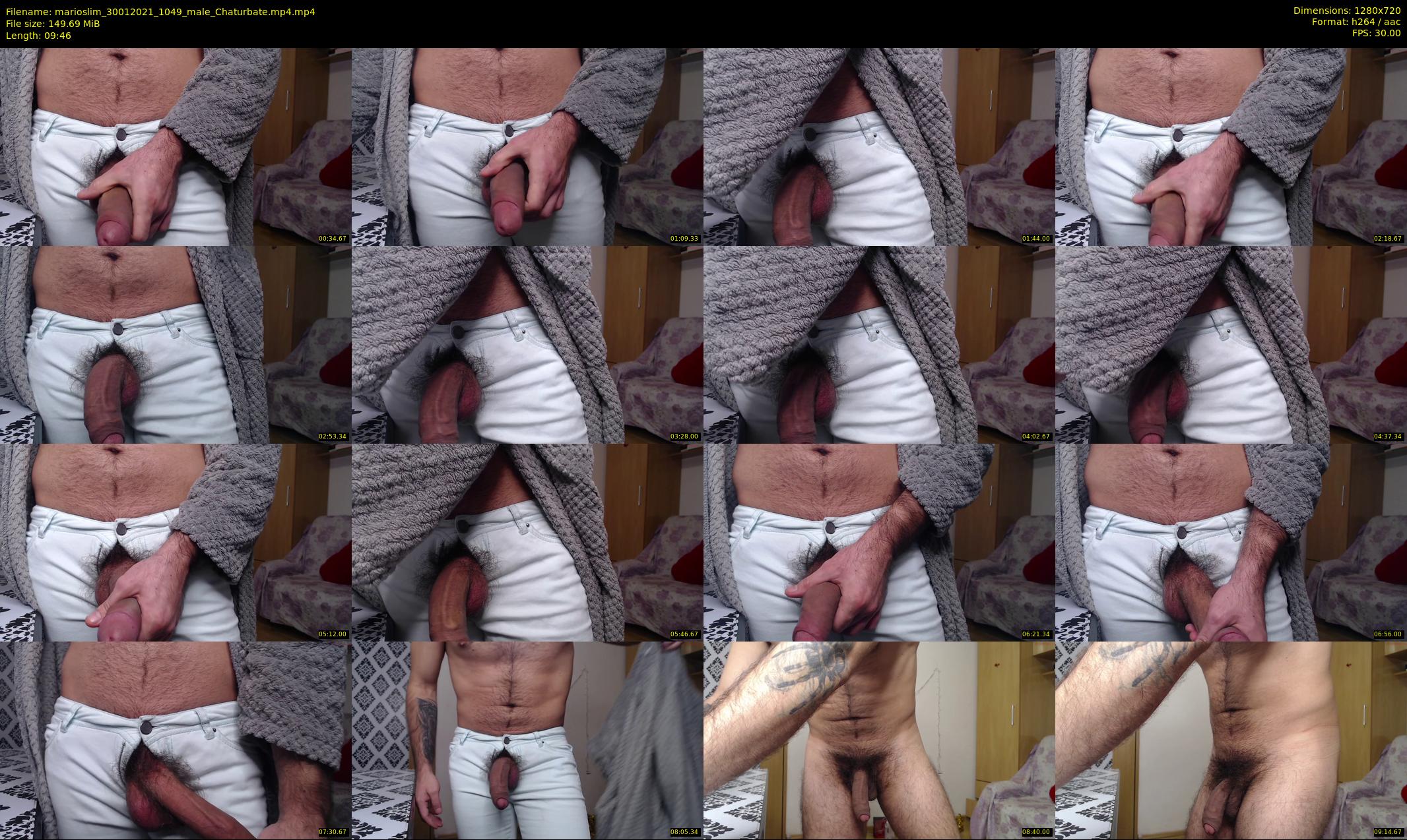 marioslim — 10 minute Chaturbate male cam show recording, 720p, Jan 30, 2021