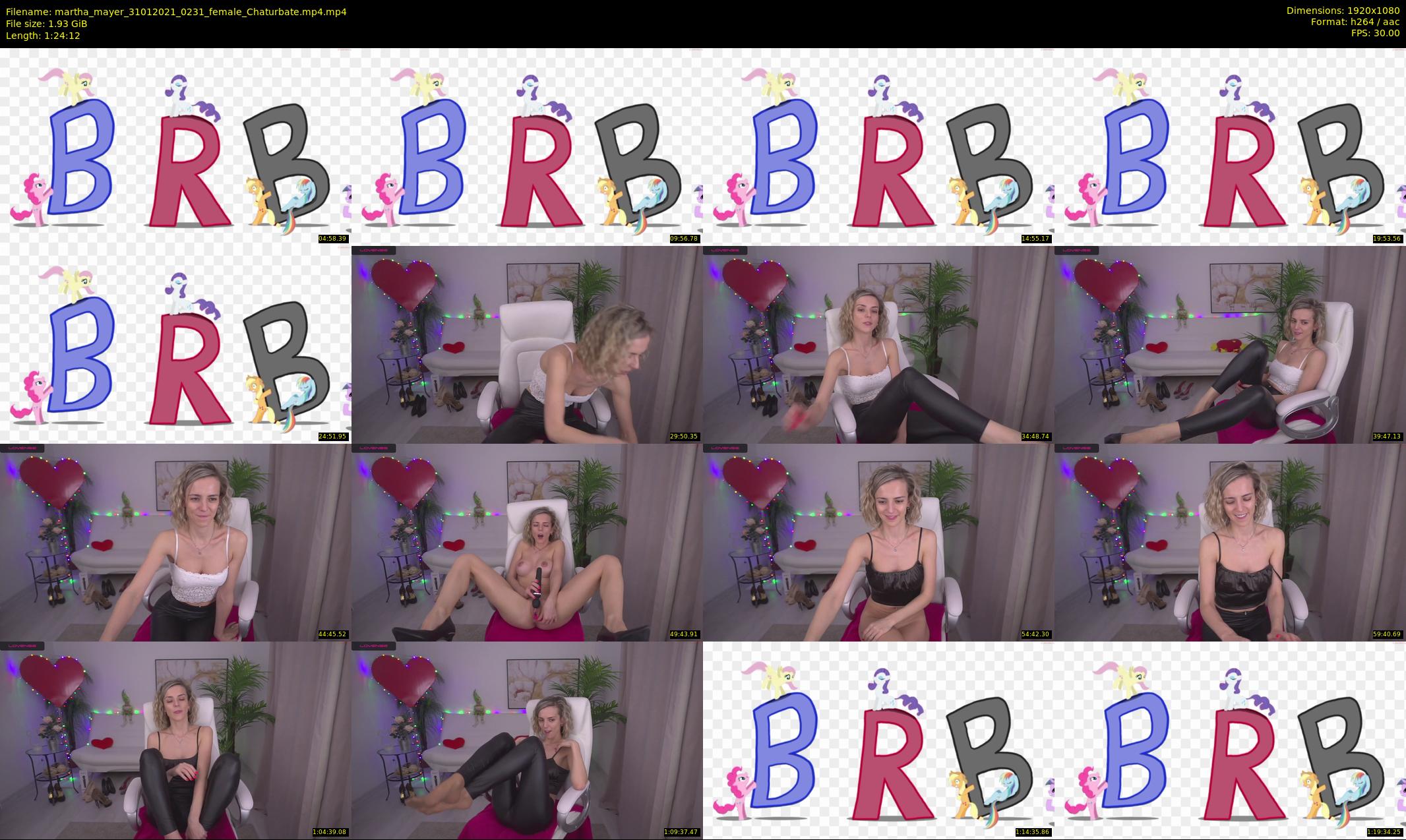 martha_mayer — 85 minute Chaturbate female cam show recording, 1080p, Jan 31, 2021
