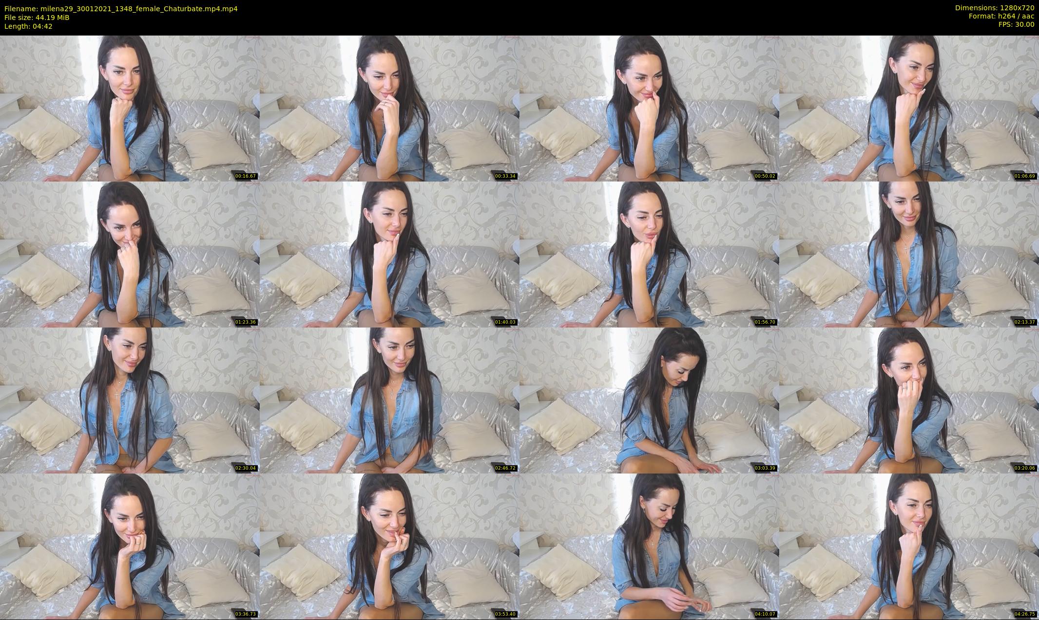 milena29 — 5 minute Chaturbate female cam show recording, 720p, Jan 30, 2021