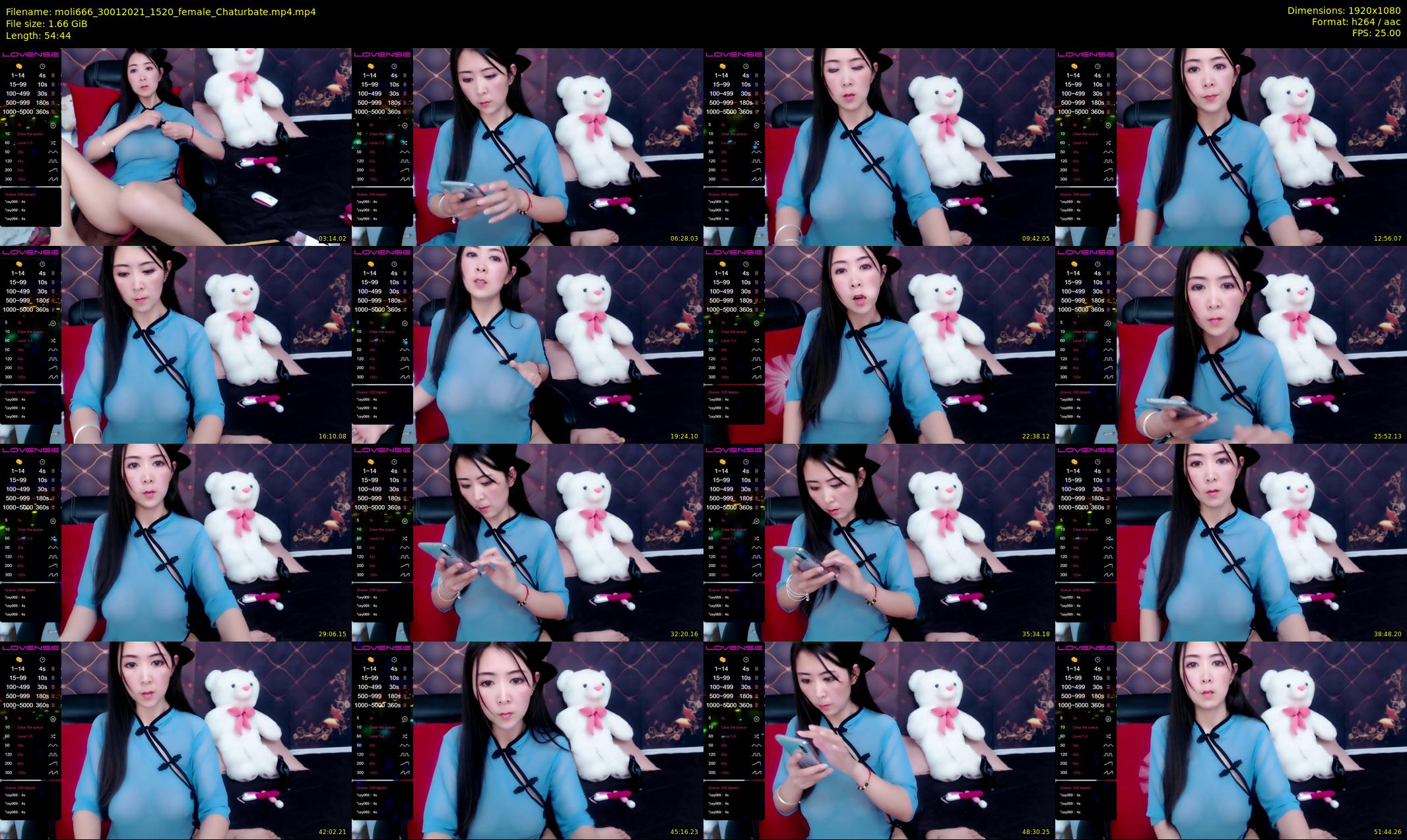 moli666 — 55 minute Chaturbate female cam show recording, 1080p, Jan 30, 2021