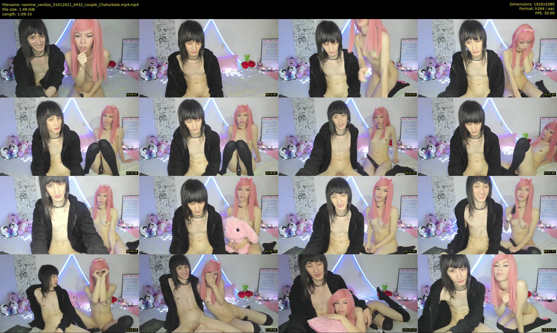namine_vanitas — 70 minute Chaturbate couple cam show recording, 1080p, Jan 31, 2021