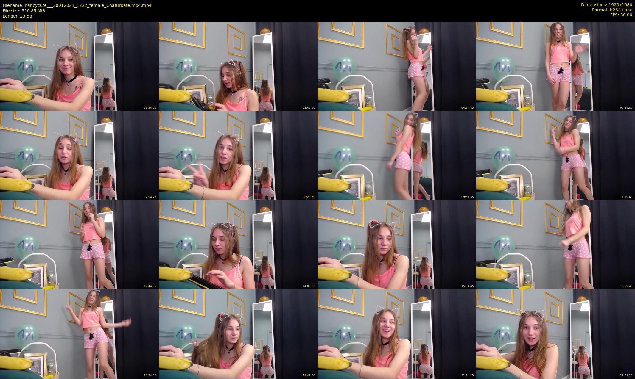 nancycute__ — 24 minute Chaturbate female cam show recording, 1080p, Jan 30, 2021