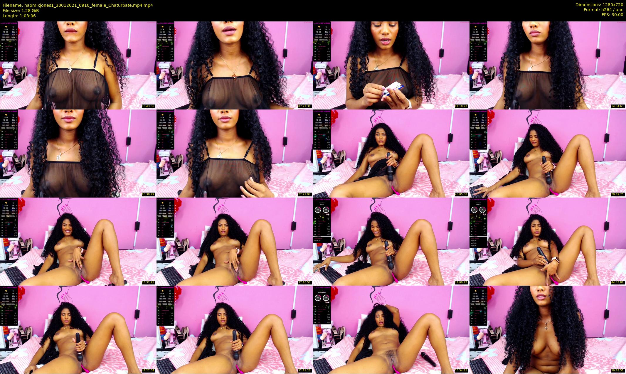 naomixjones1 — 64 minute Chaturbate female cam show recording, 720p, Jan 30, 2021