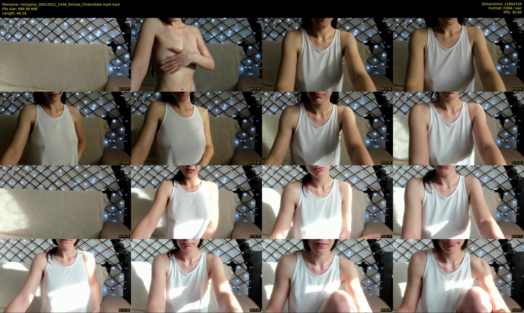 nickyplus — 47 minute Chaturbate couple cam show recording, 720p, Jan 30, 2021