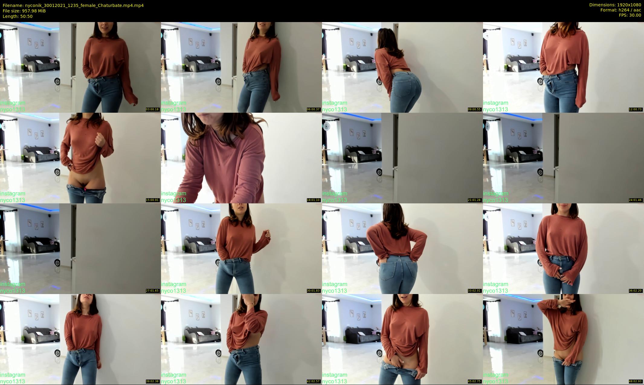 nyconik — 51 minute Chaturbate female cam show recording, 1080p, Jan 30, 2021