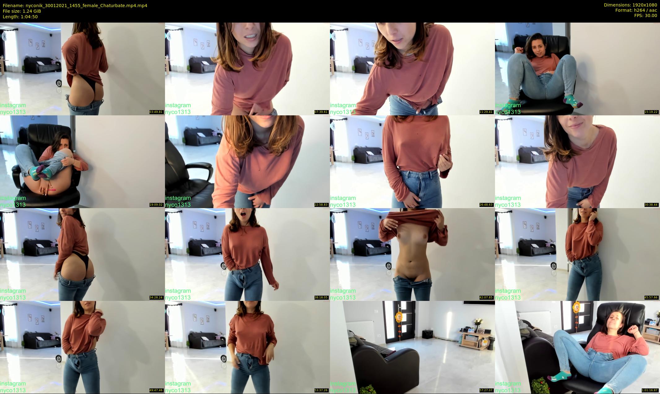 nyconik — 65 minute Chaturbate female cam show recording, 1080p, Jan 30, 2021