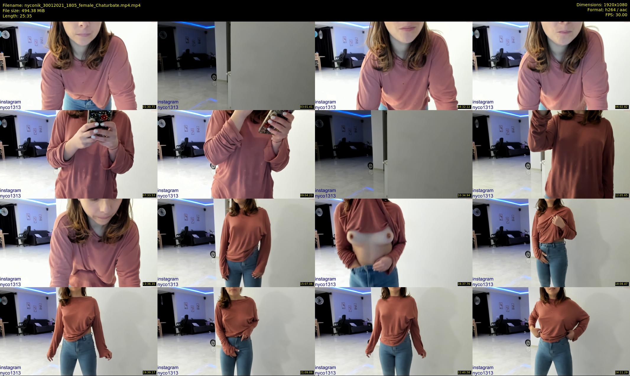 nyconik — 26 minute Chaturbate female cam show recording, 1080p, Jan 30, 2021